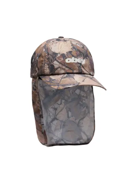 Obey sahara 6 panel trail cap - fence camo multi