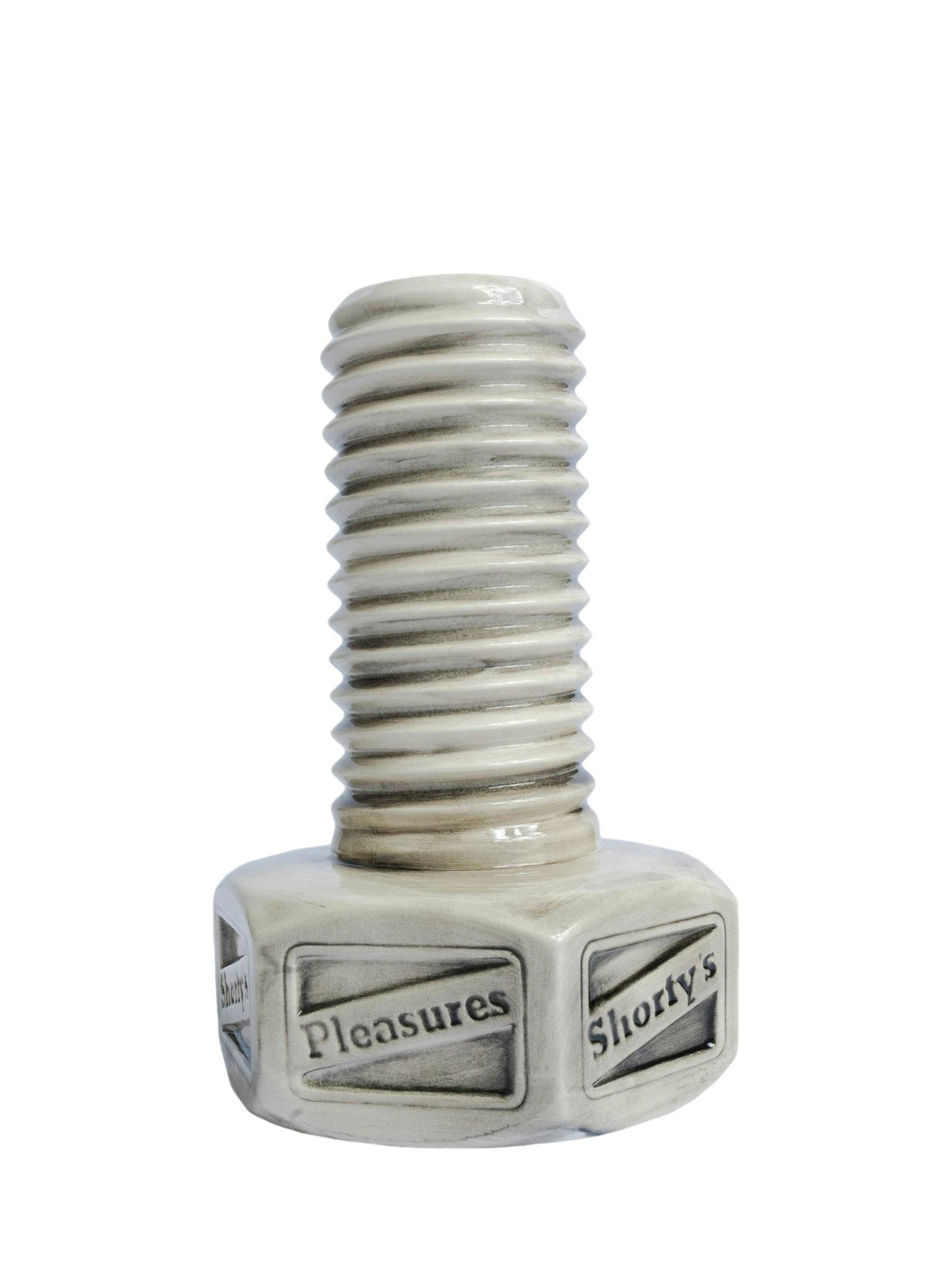 Pleasures x Shorty's Bolt ceramic chamber vaso in ceramica a forma di bullone - off white