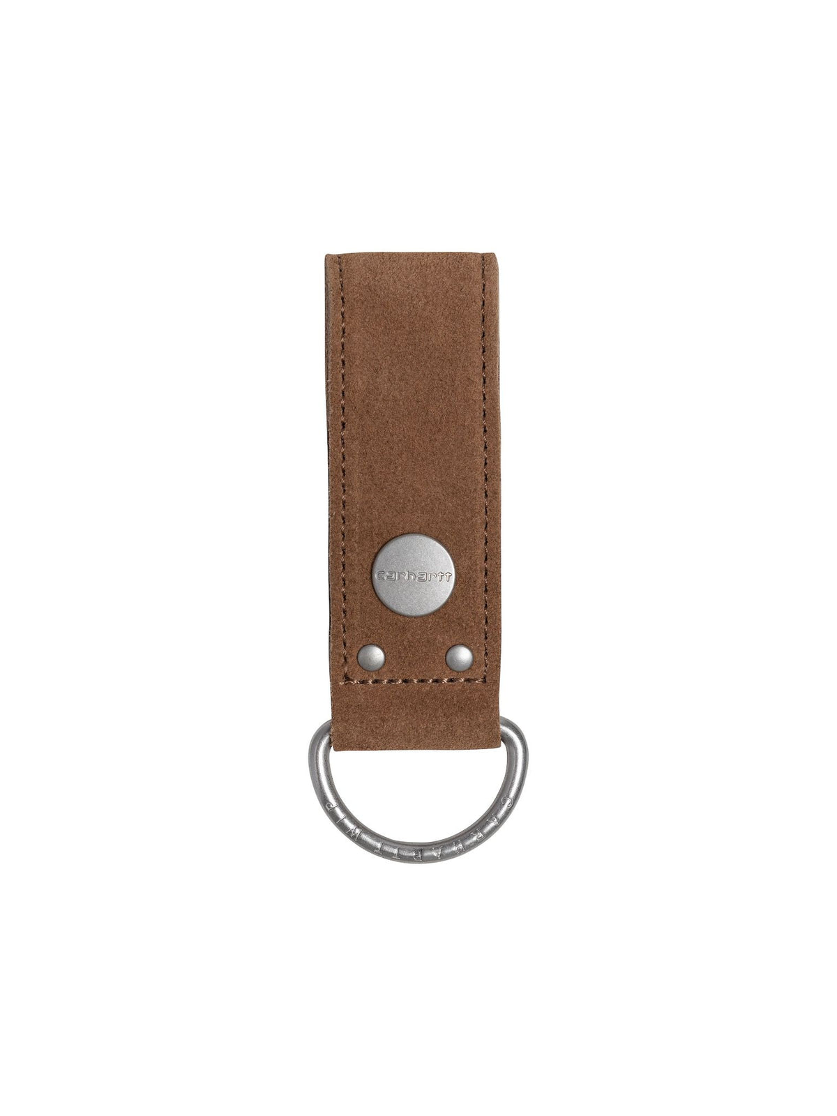 Carhartt Wip Suede Keyholder portachiavi in pelle - Cow Leather Hamilton Brown