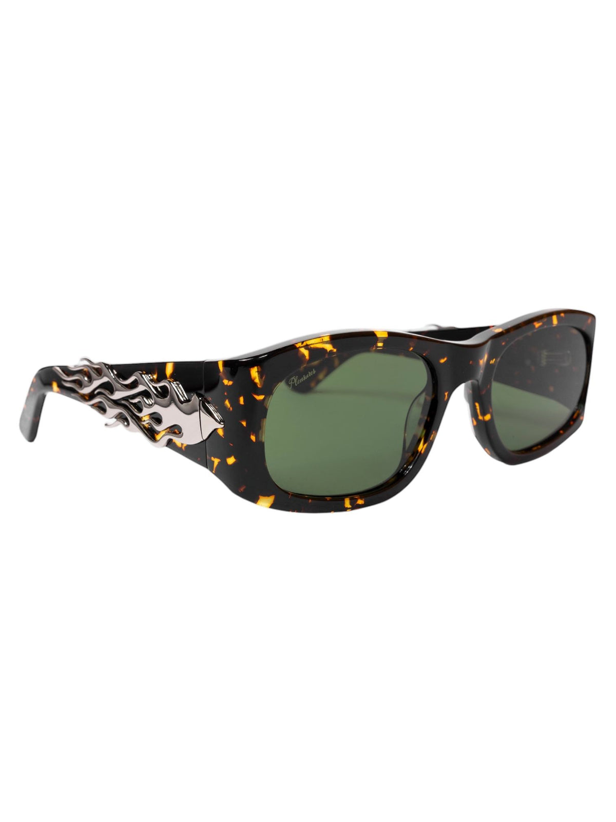 Pleasures x Akila eazy sunglasses occhiali da sole - tortoise