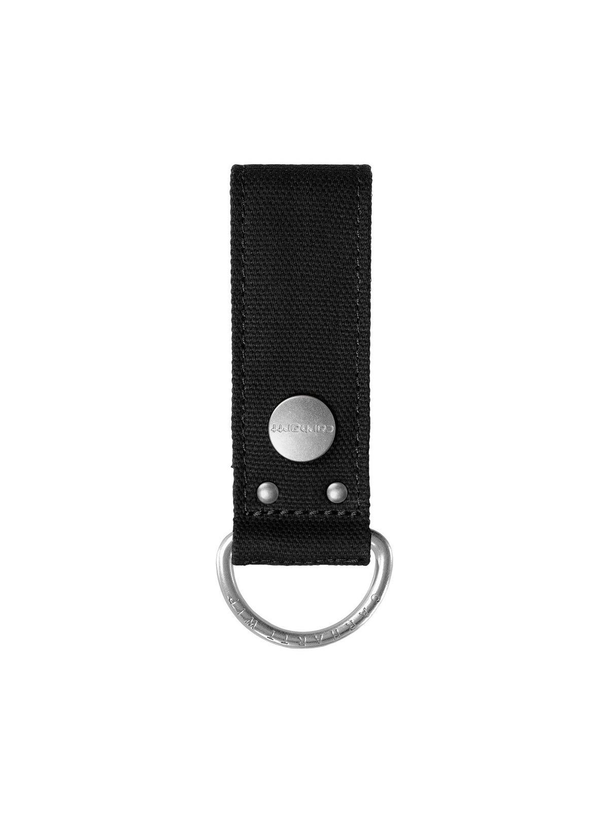 Carhartt Wip Canvas keyholder portachiavi - black