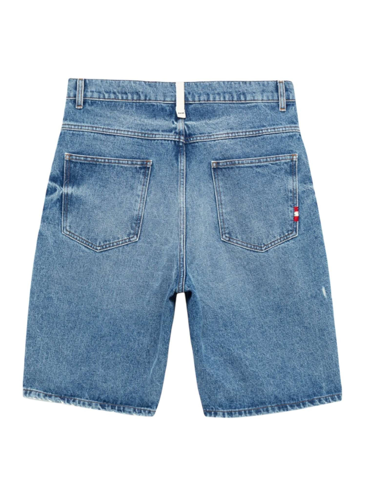 Amish Supplies Tommy denim shorts bermuda di jeans gamba larga - labrea denim