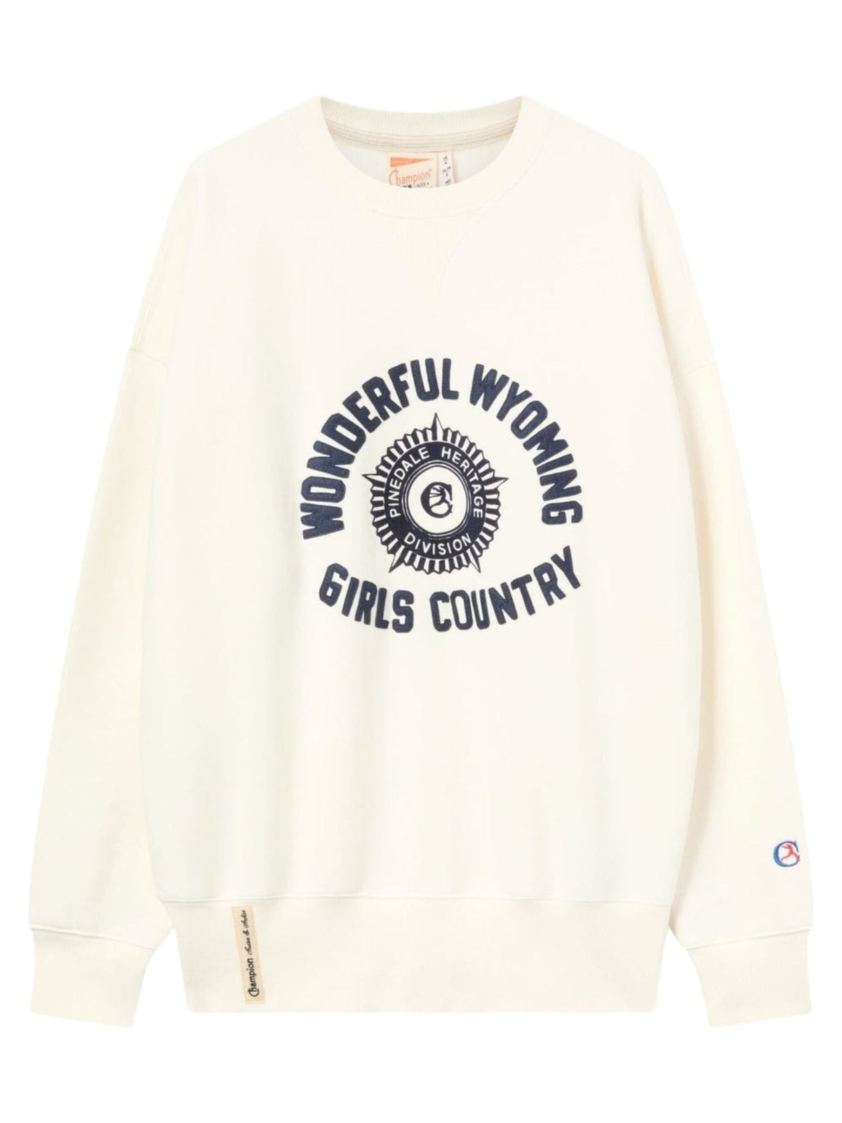 Champion Archive Ghost ranch 60’s crewneck sweatshirt felpa girocollo - Vintage cream