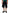 Arte Antwerp Belt detail shorts di jeans - black