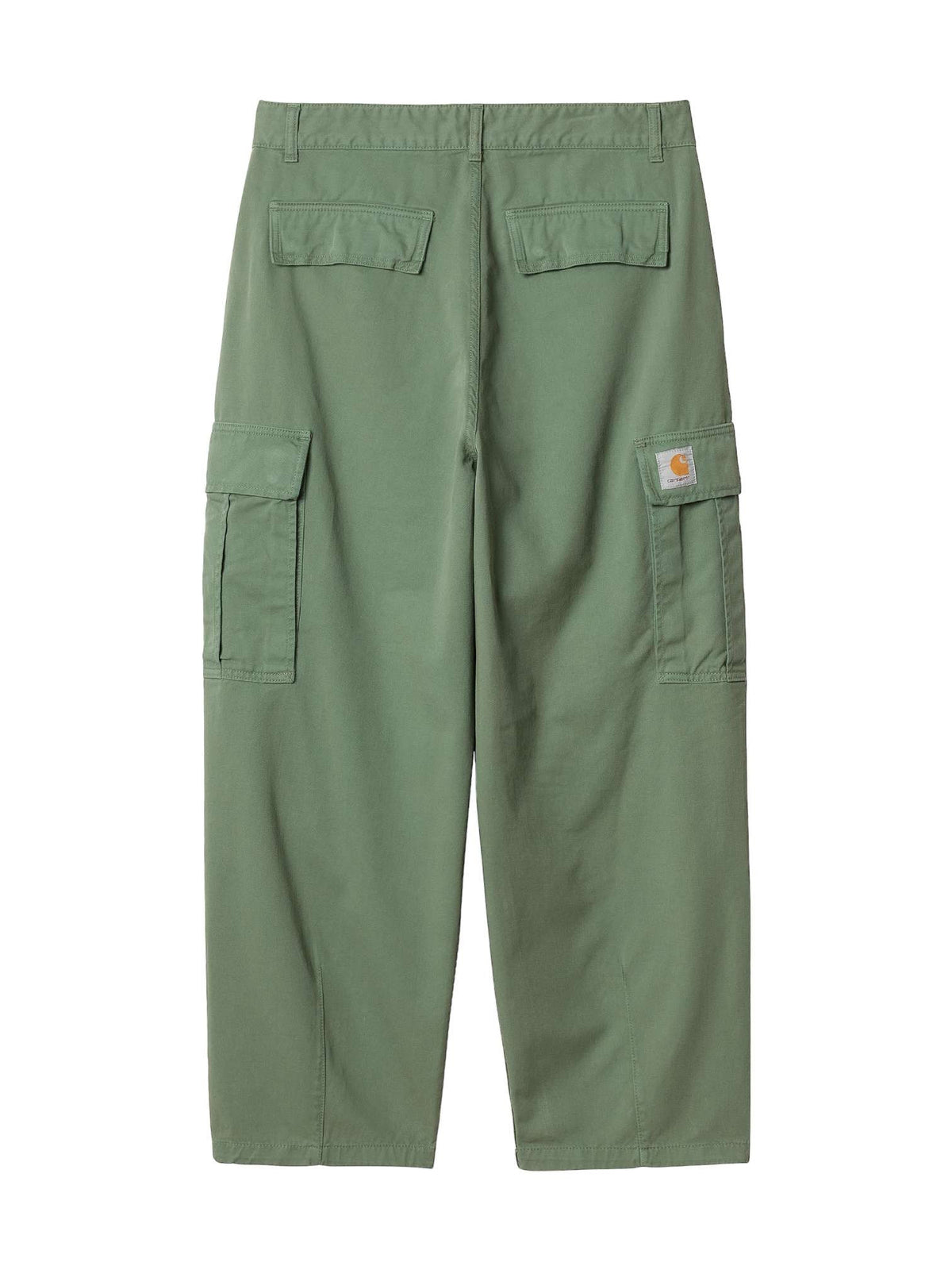 Carhartt Wip Cole cargo pantaloni baggy con tasconi da uomo - Duck Green garment dyed