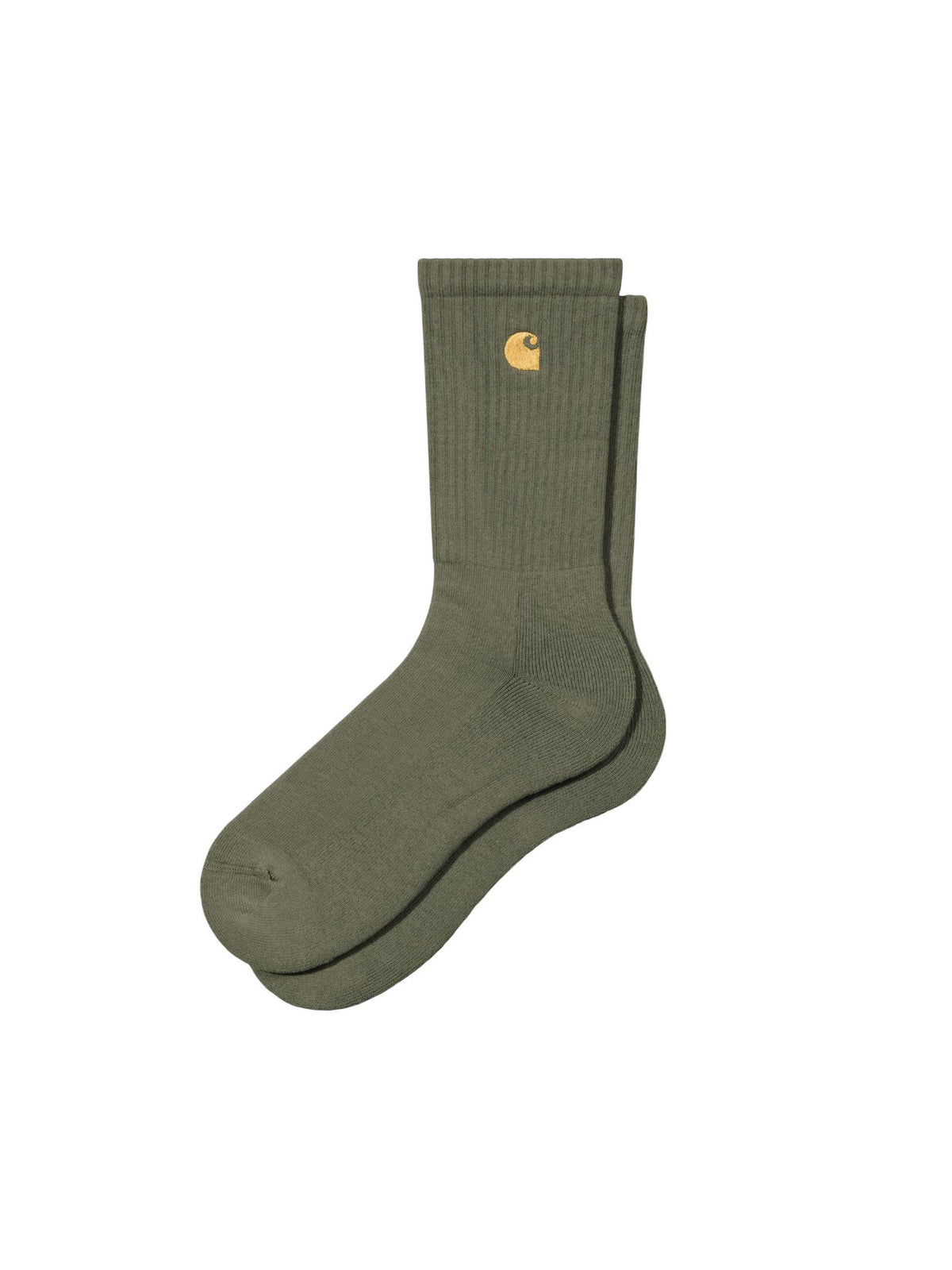 Carhartt Wip Chase Socks Calzini in spugna - Leaf / Gold