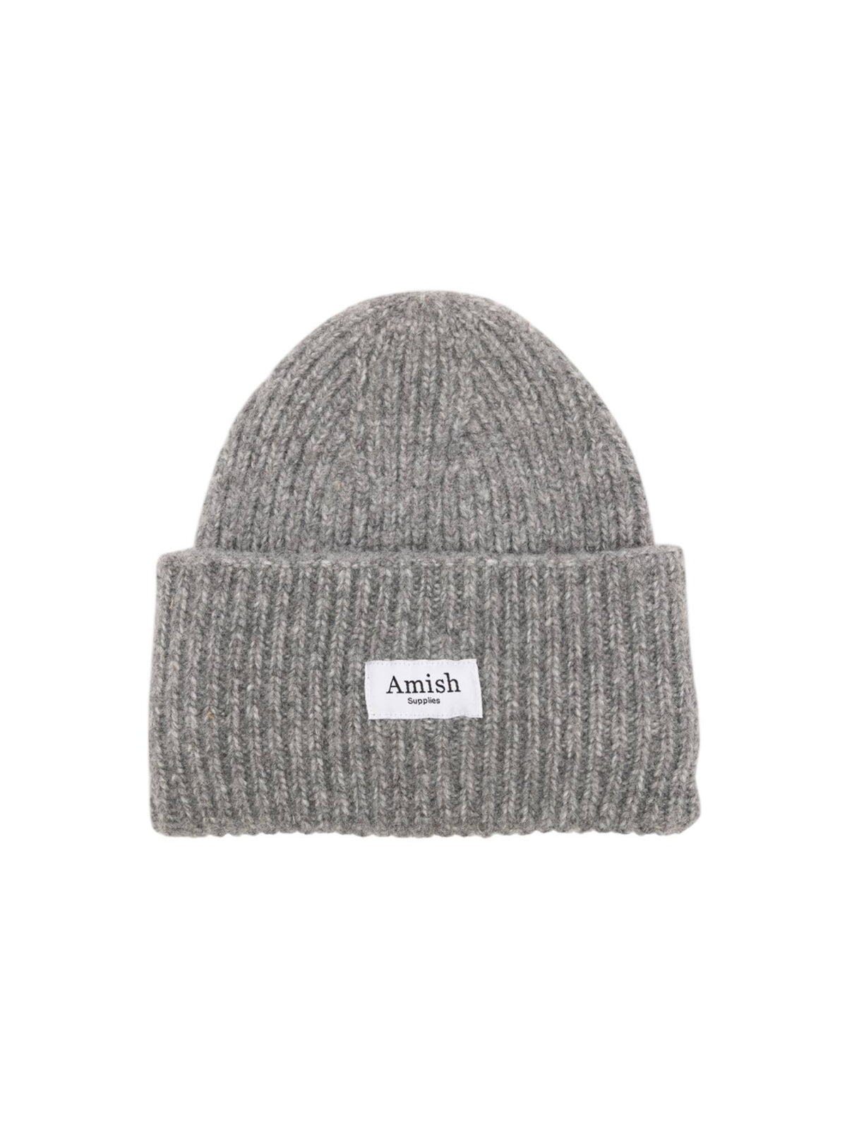 Amish Supplies Recycled Yarn beanie cappellino in lana - grey melange