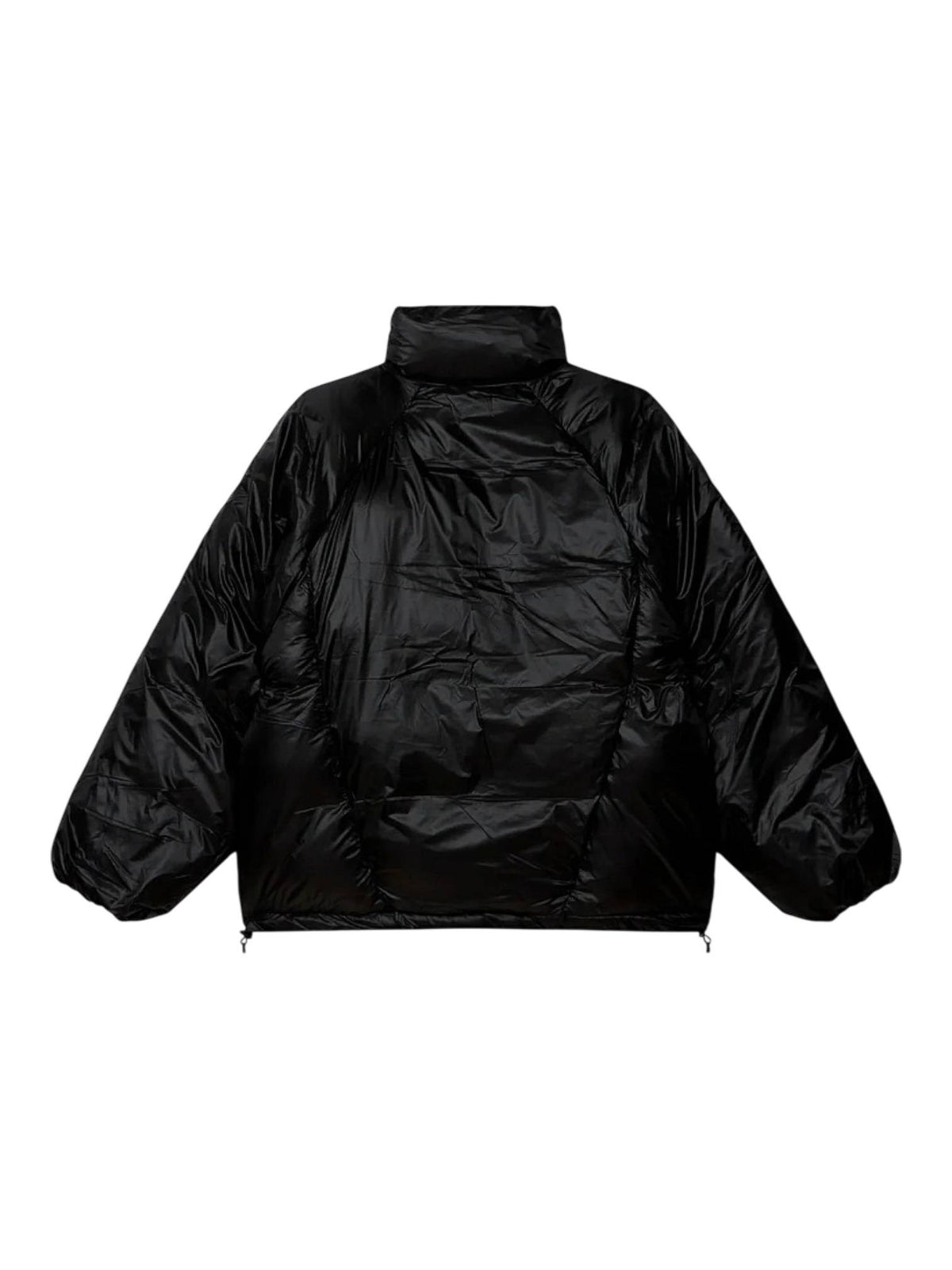 Obey Echo puffer jacket piumino imbottito con effetto traslucido - black