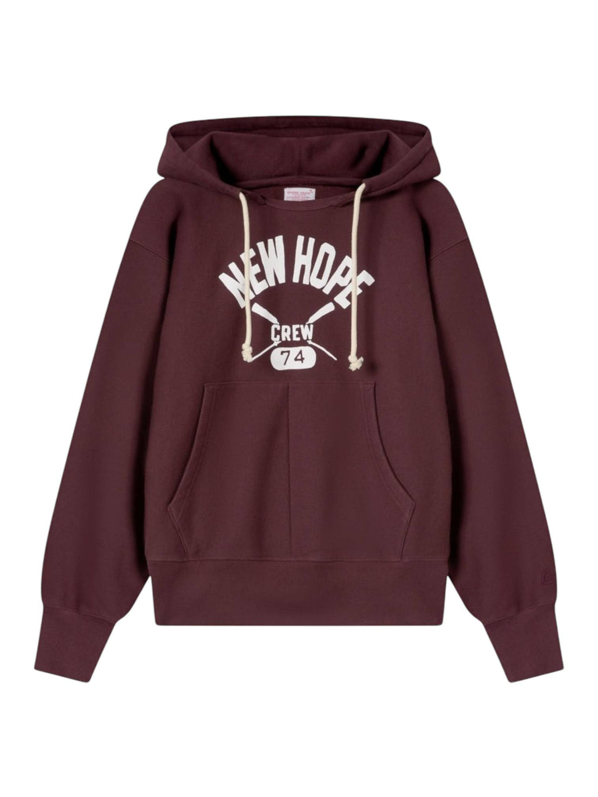 Champion Archive Lighthouse Hooded sweater felpa heritage collegiale con cappuccio - brown