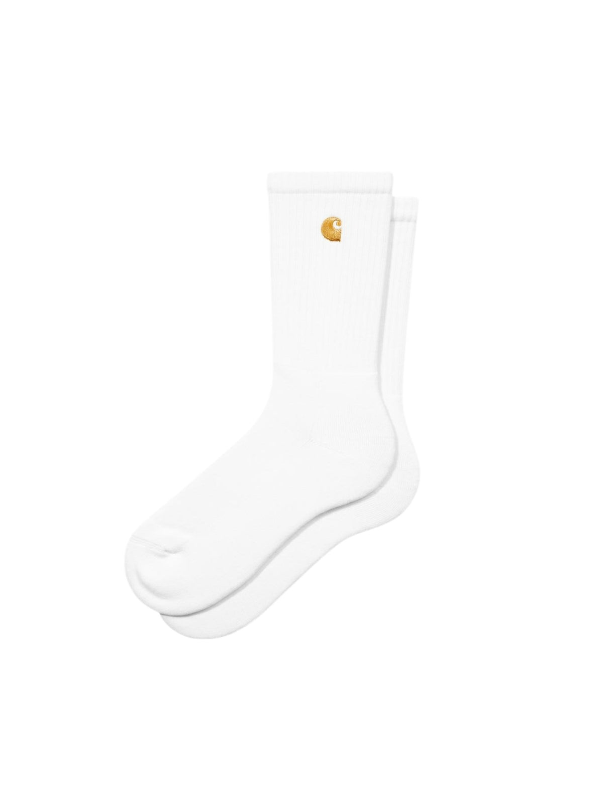 Carhartt Wip Chase Socks calzini in spugna - White/gold