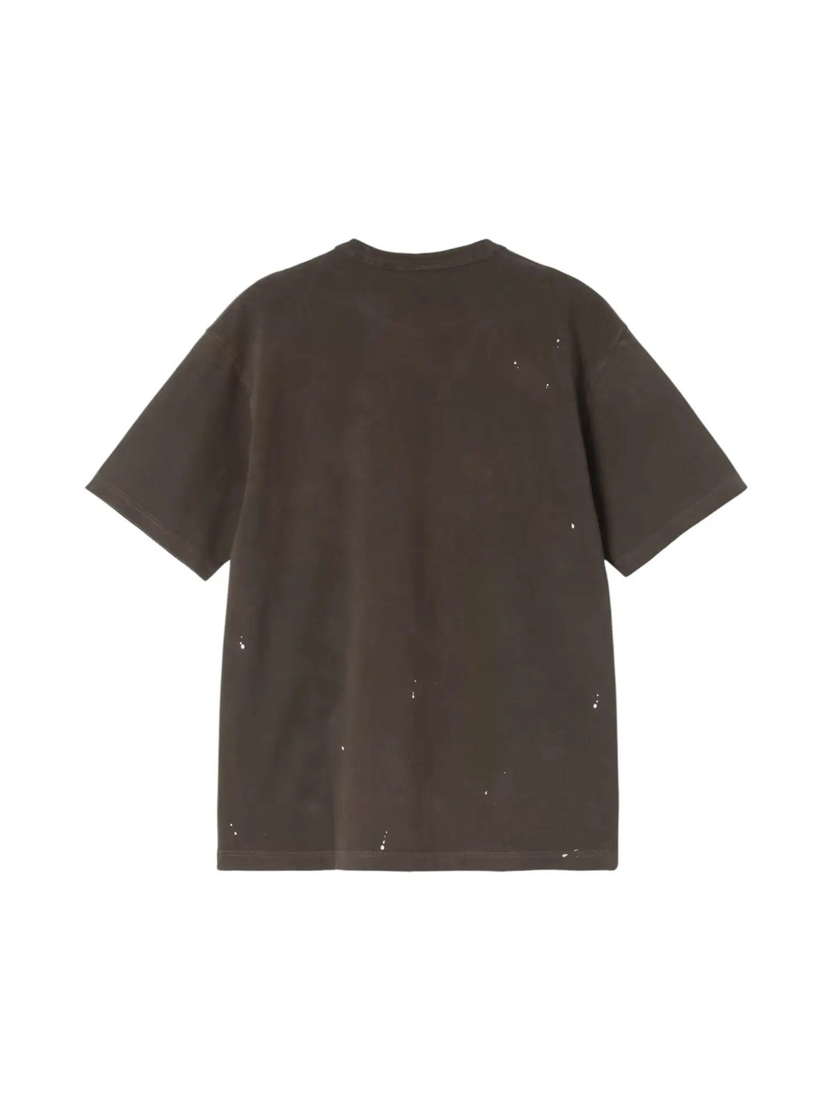 Carhartt Wip S/S Painter T-Shirt con schizzi di vernice - Tobacco destroy wash splatter
