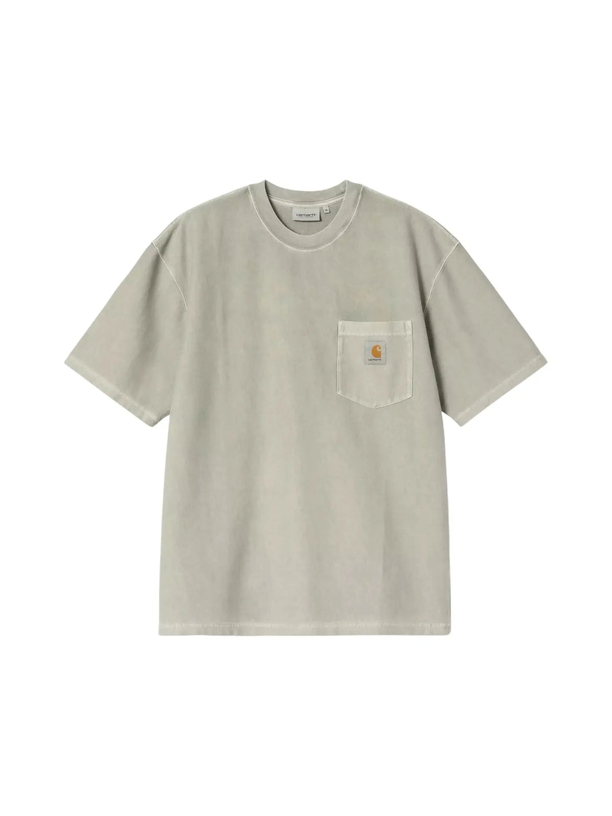 Carhartt Wip S/S Loose Pocket T-Shirt con taschino - Shady Green garment dyed