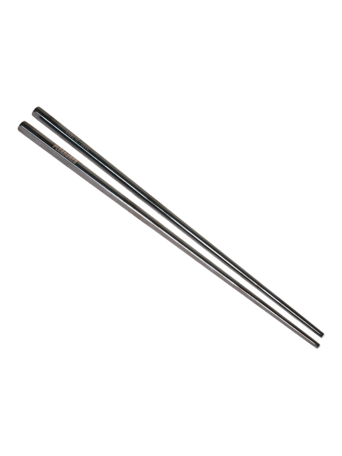 Pleasures Raw chopstick bacchette cinesi in alluminio - grey