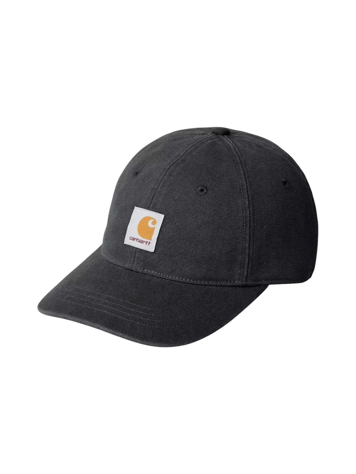 Carhartt Wip Canvas Cap cappellino con visiera - Black stone washed