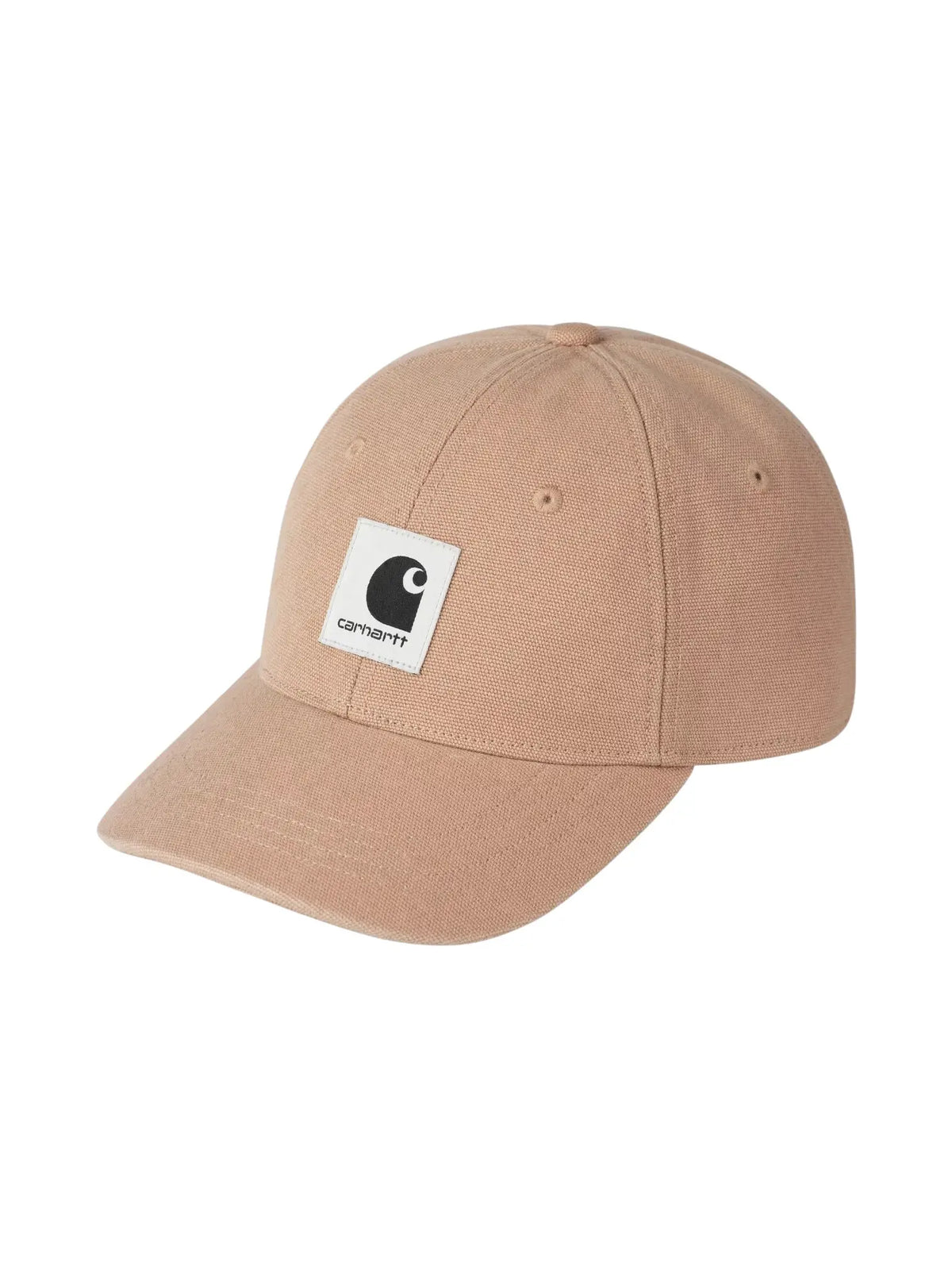 Carhartt Wip Canvas Cap cappellino con visiera - Dusty h brown stone washed