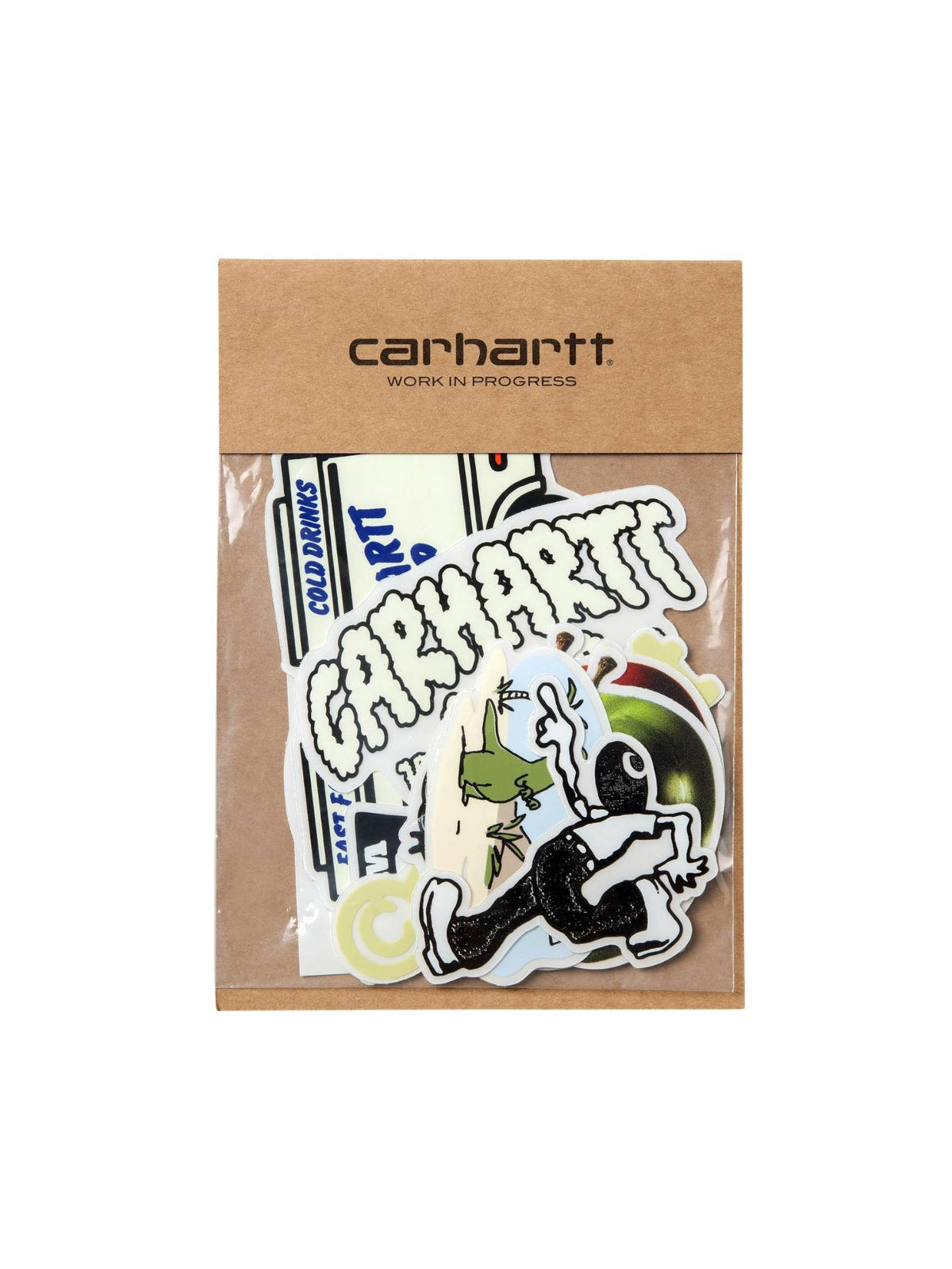 Carhartt Wip Sticker Bag (10 pcs ) pacco di adesivi - Multicolor (SS26)