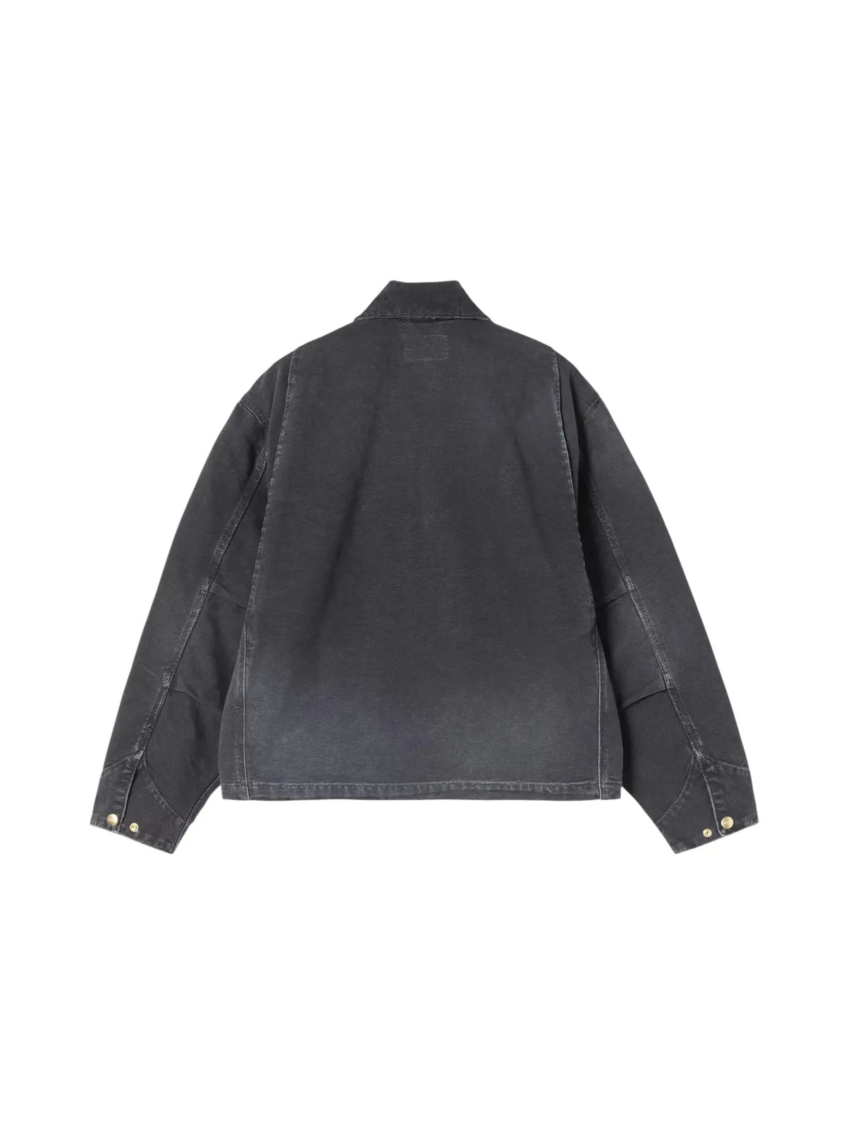 Carhartt Wip OG Arcan Jacket giacca cropped con colletto - Black / Black destroy wash