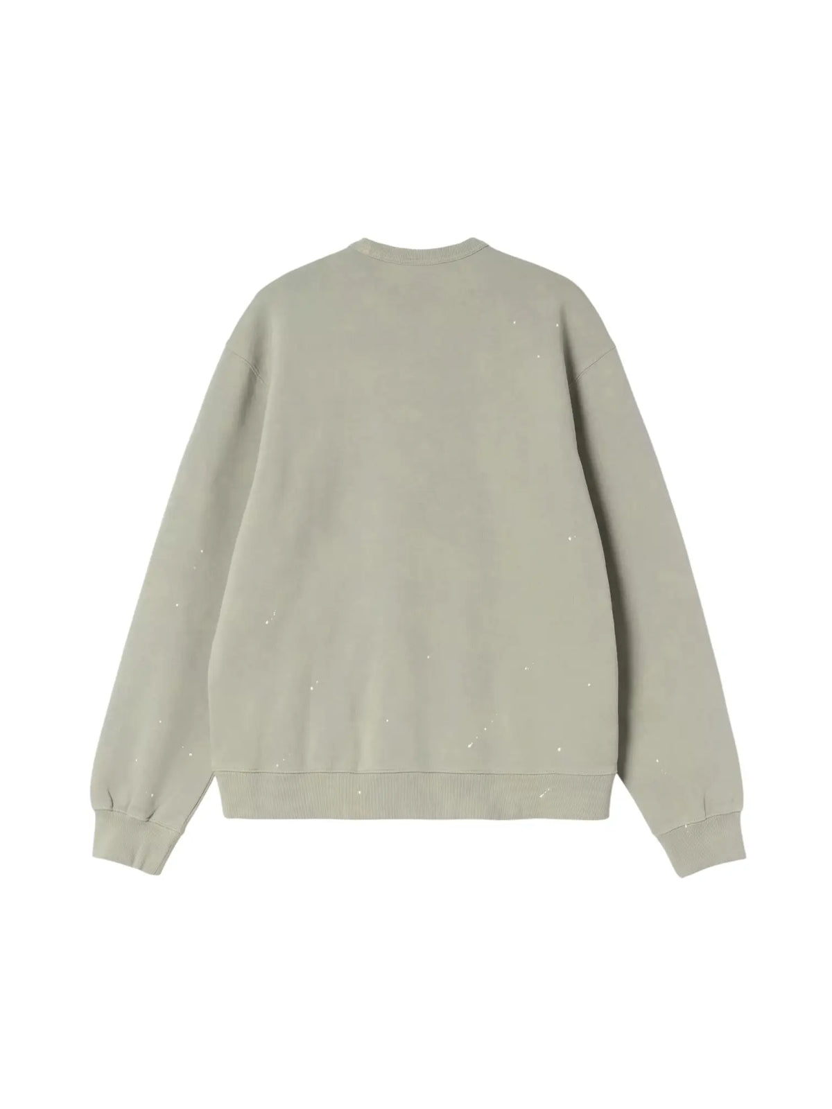 Carhartt Wip Painter sweatshirt felpa girocollo con schizzi di vernice - Shady green destroy washed splatter