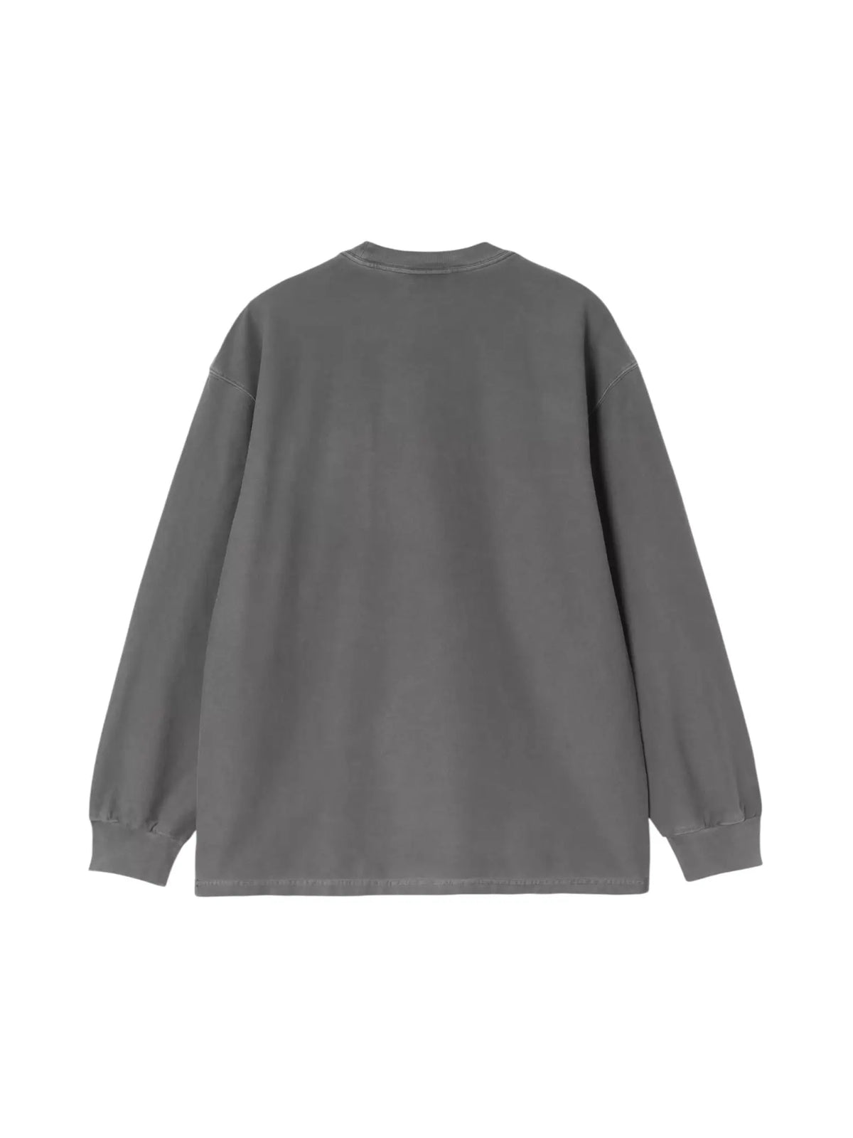 Carhartt Wip L/S Loose Pocket T-Shirt maniche lunghe con taschino - Black garment dyed