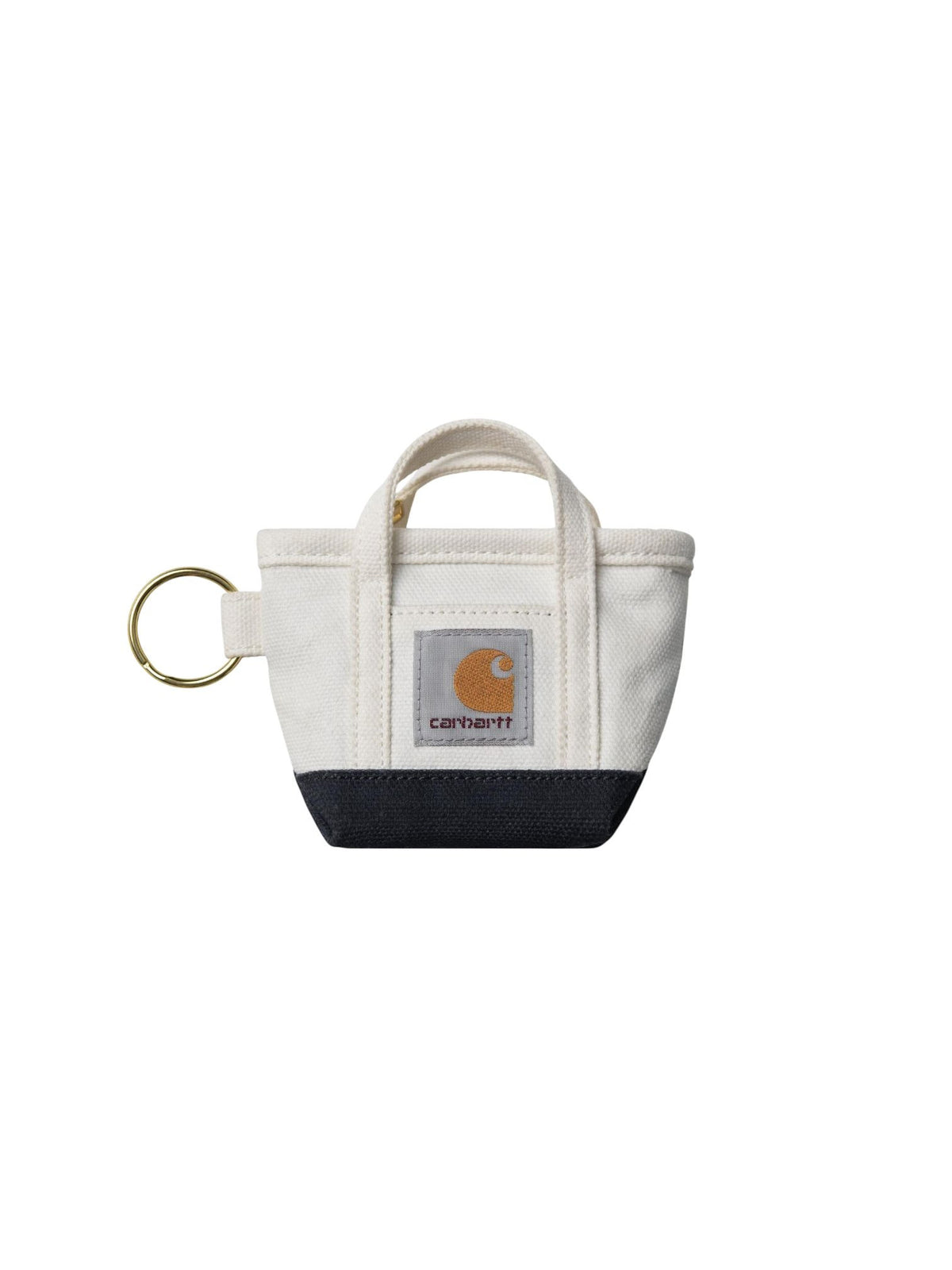 Carhartt Wip Mini Tote bag Keychain portachiavi a forma di borsetta - Natural/blue