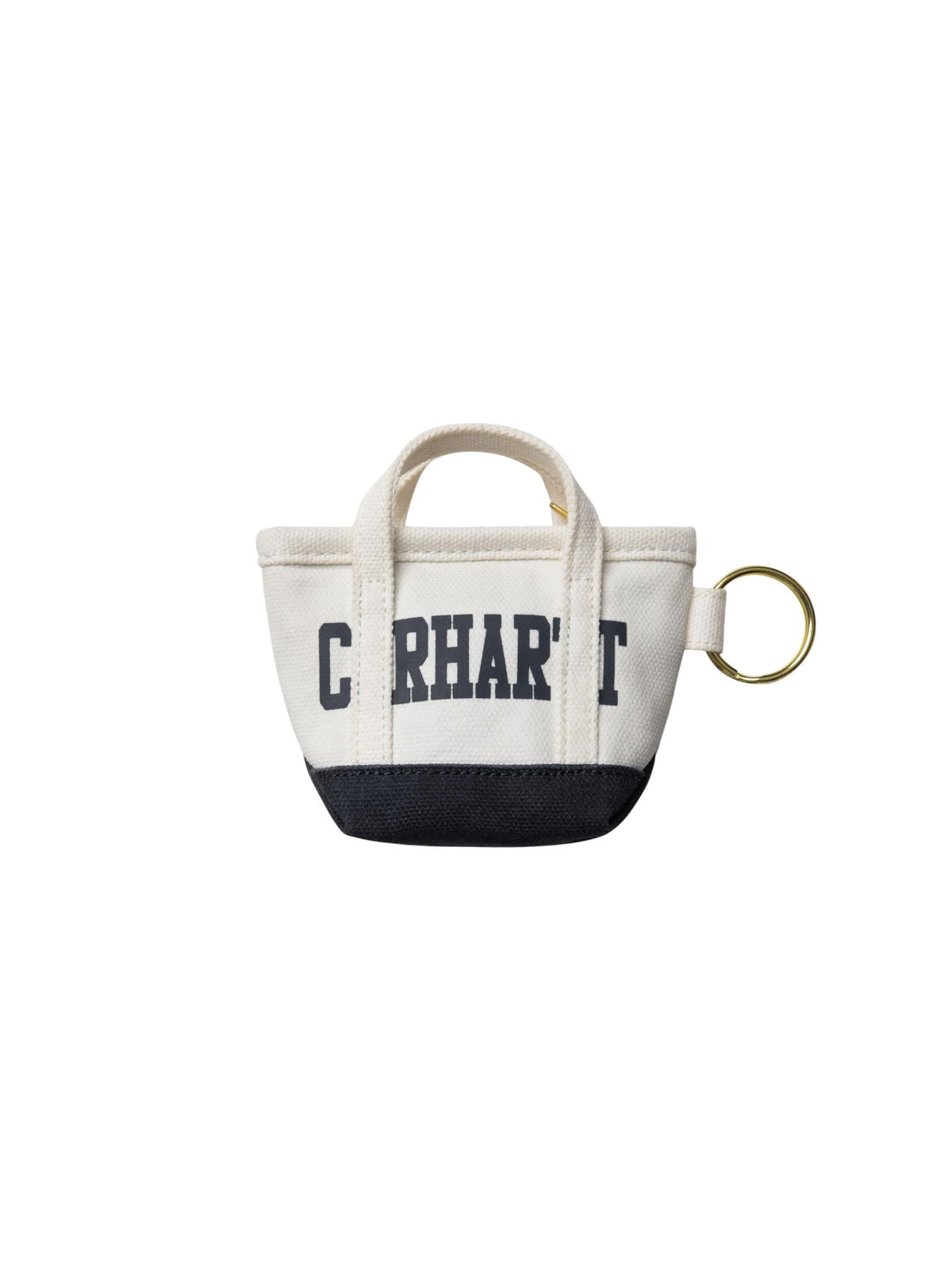 Carhartt Wip Mini Tote bag Keychain portachiavi a forma di borsetta - Natural/blue
