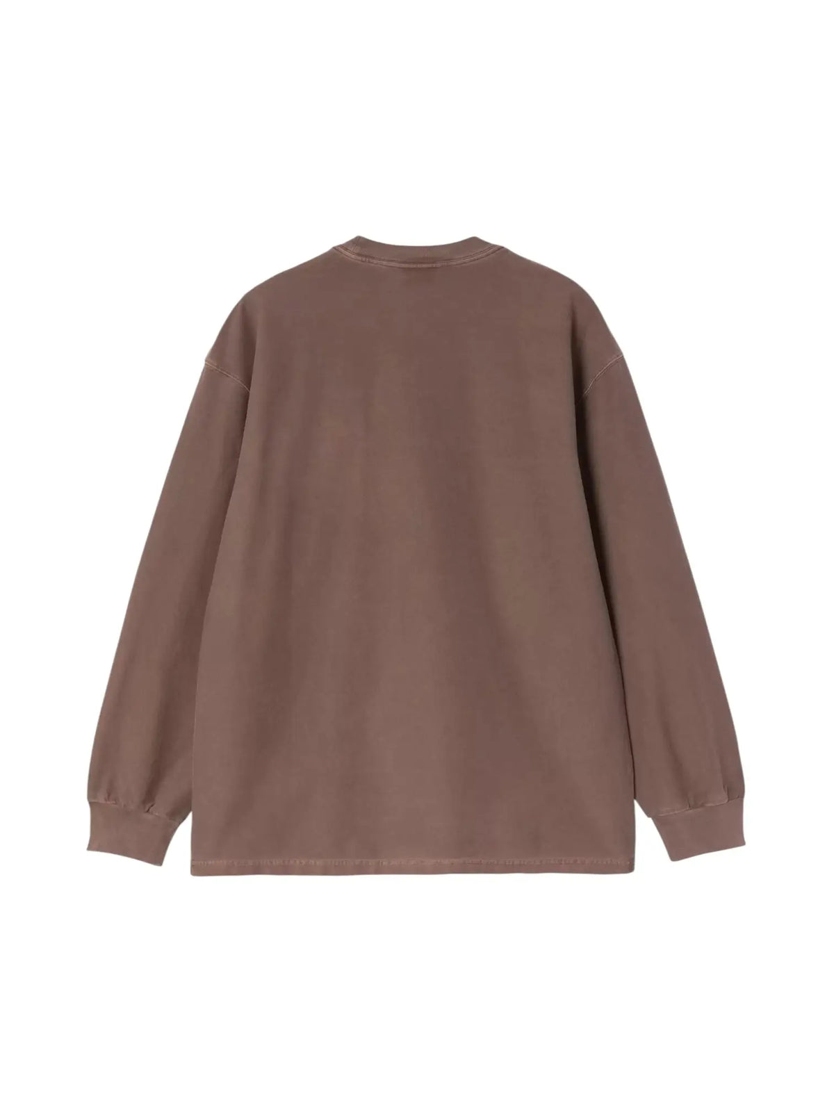 Carhartt Wip L/S Loose Pocket T-Shirt maniche lunghe con taschino - Tobacco garment dyed