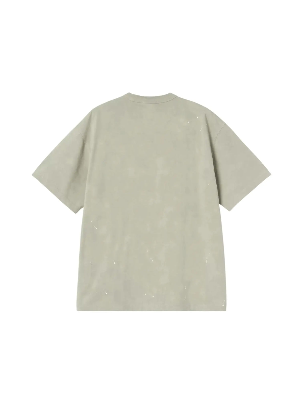 Carhartt Wip S/S Painter T-Shirt con schizzi di vernice - Shady Green destroy wash splatter