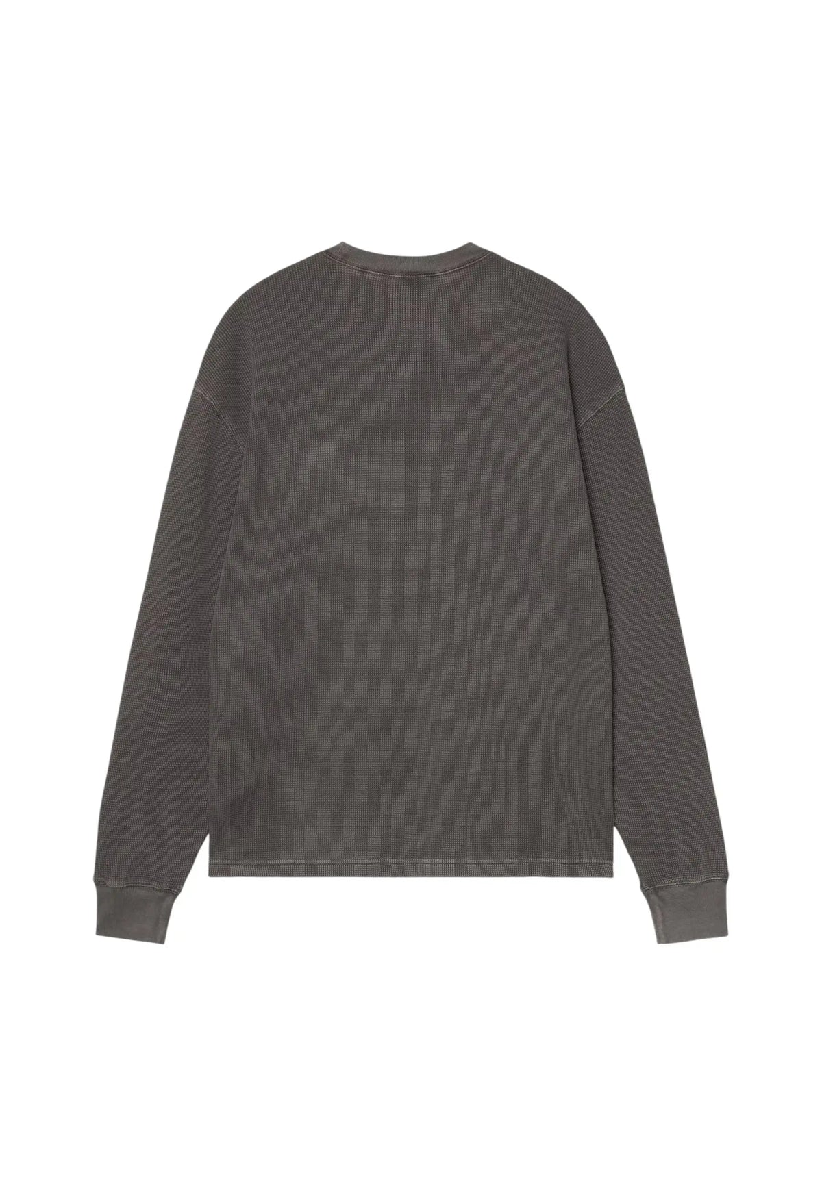 Carhartt Wip L/S Vista Waffle T-Shirt maniche lunghe - Black garment dyed