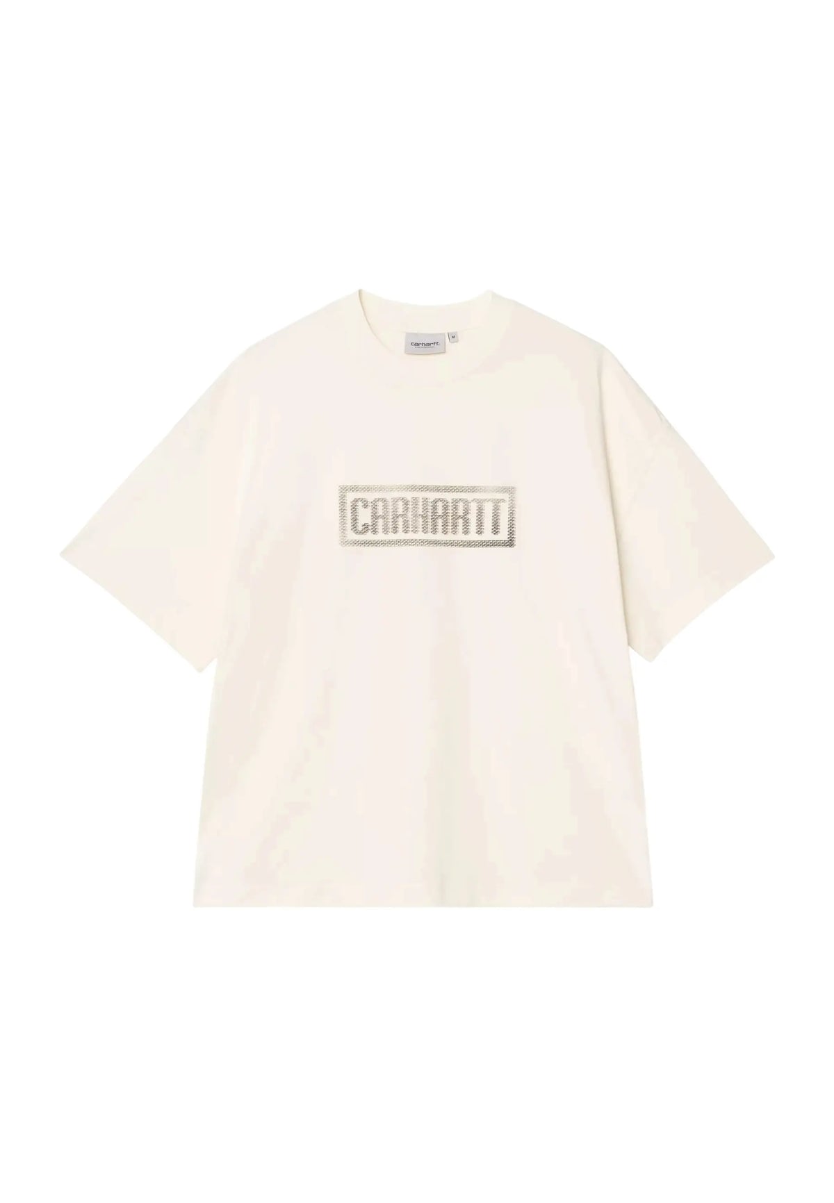 Carhartt Wip S/S Bricky Man T-Shirt boxy fit con grafica - Wax stone dyed