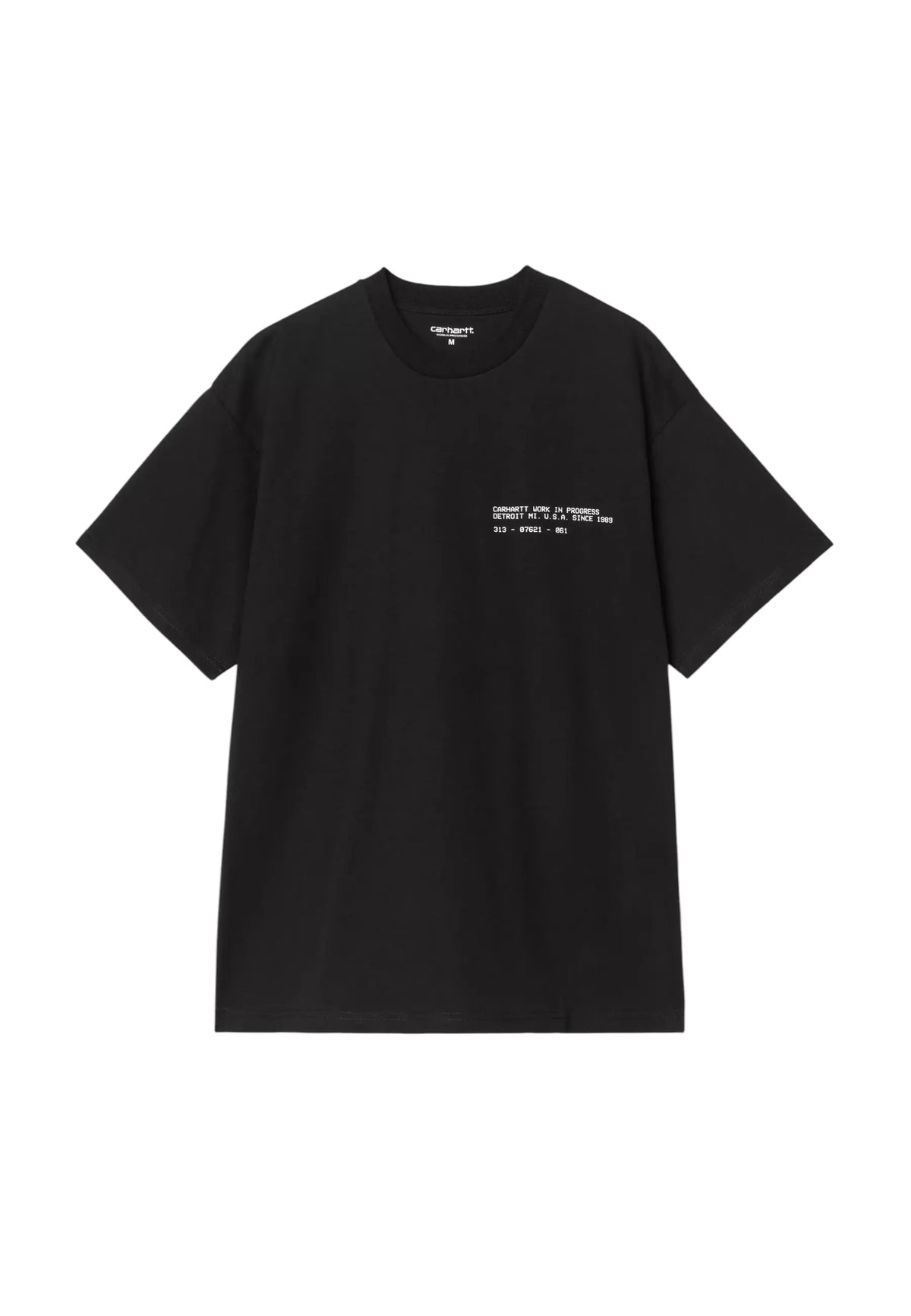 Carhartt Wip S/S Feather Progress T-Shirt con grafica - Black