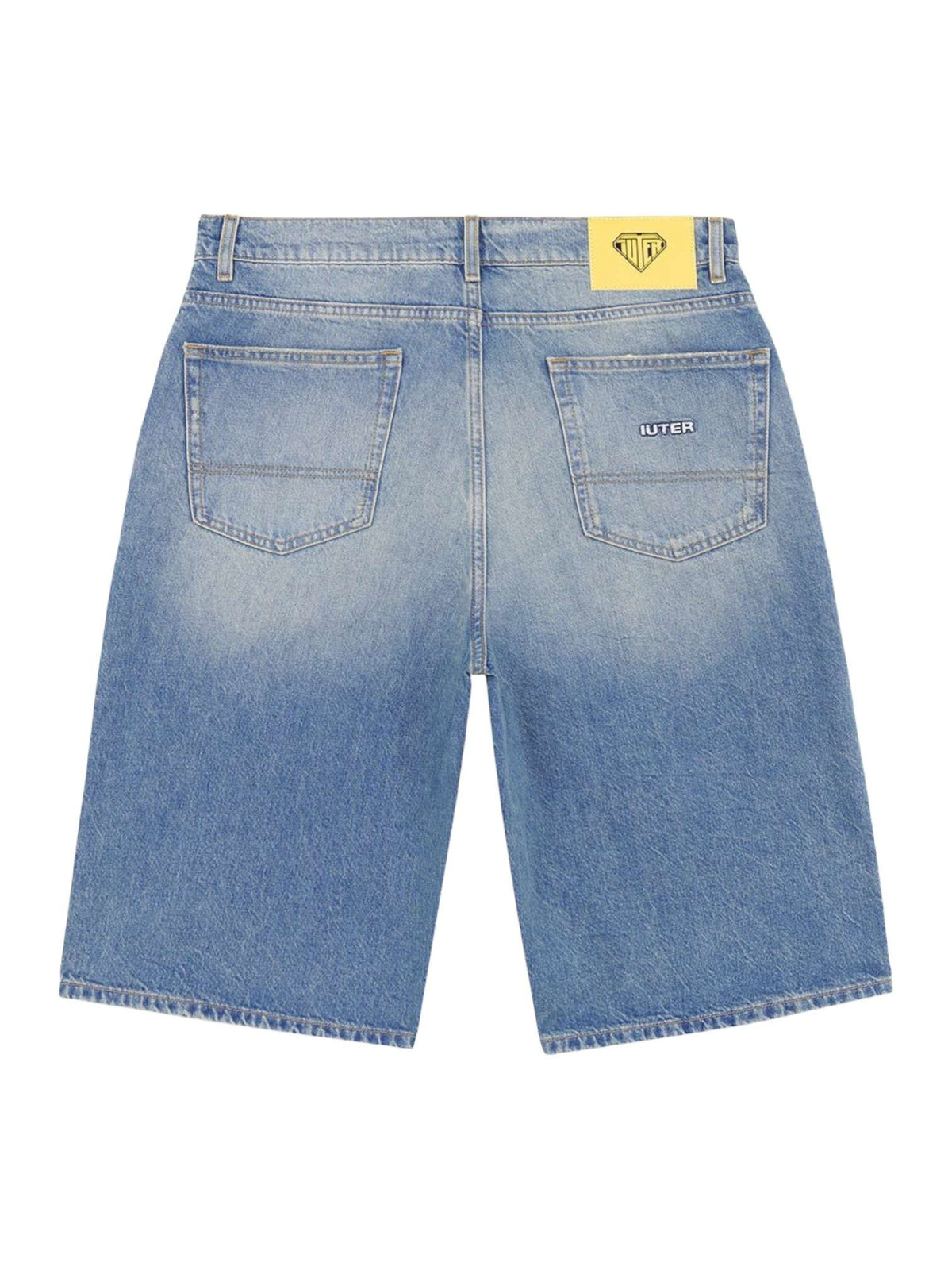 Iuter Baggy denim shorts di jeans con gamba larga - medium blue