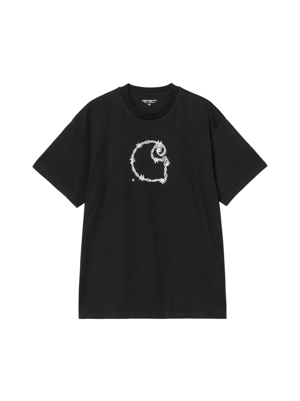 Carhartt Wip Barbwire C T-Shirt con grafica - Black