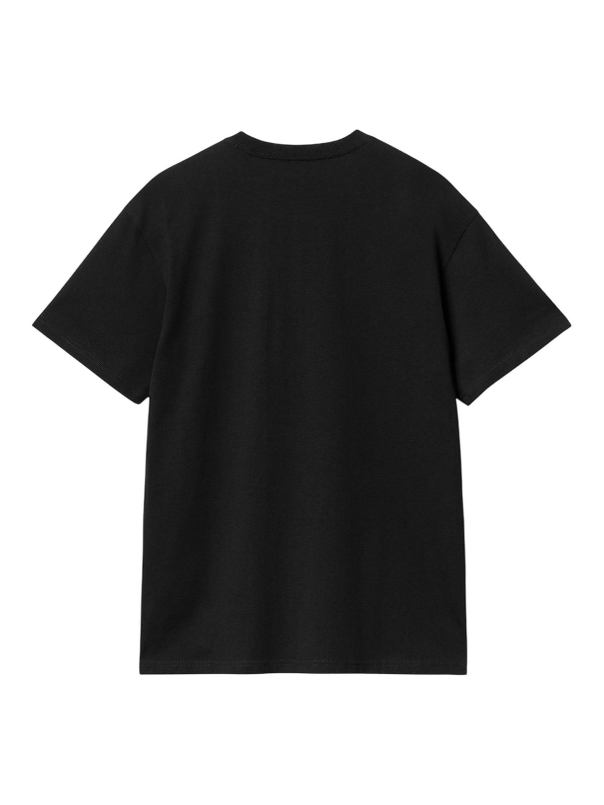Carhartt Wip Chase T-Shirt basica con logo ricamato - Black/gold