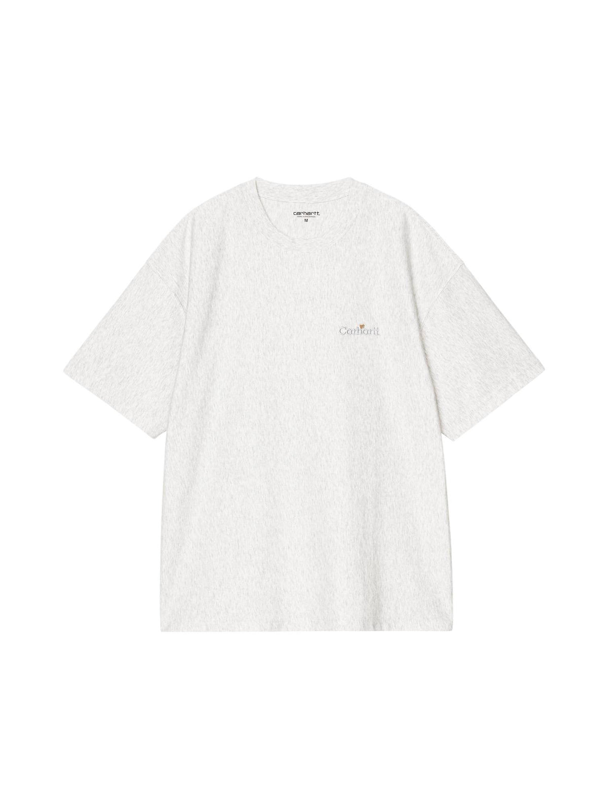 Carhartt Wip Label T-Shirt con logo ricamato - Ash heather