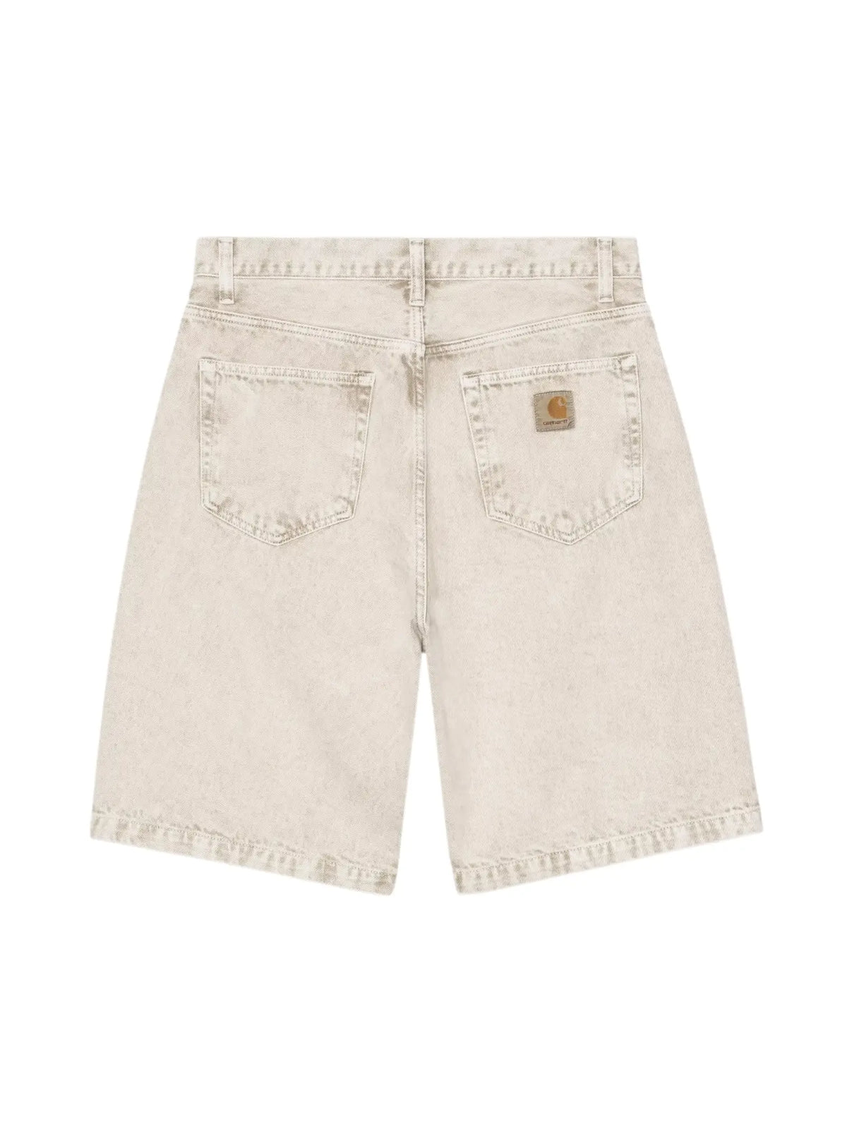 Carhartt Wip Landon Short pantaloni corti di jeans baggy - Opuntia chalk washed