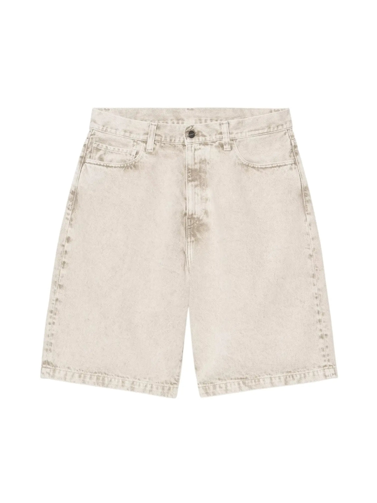 Carhartt Wip Landon Short pantaloni corti di jeans baggy - Opuntia chalk washed