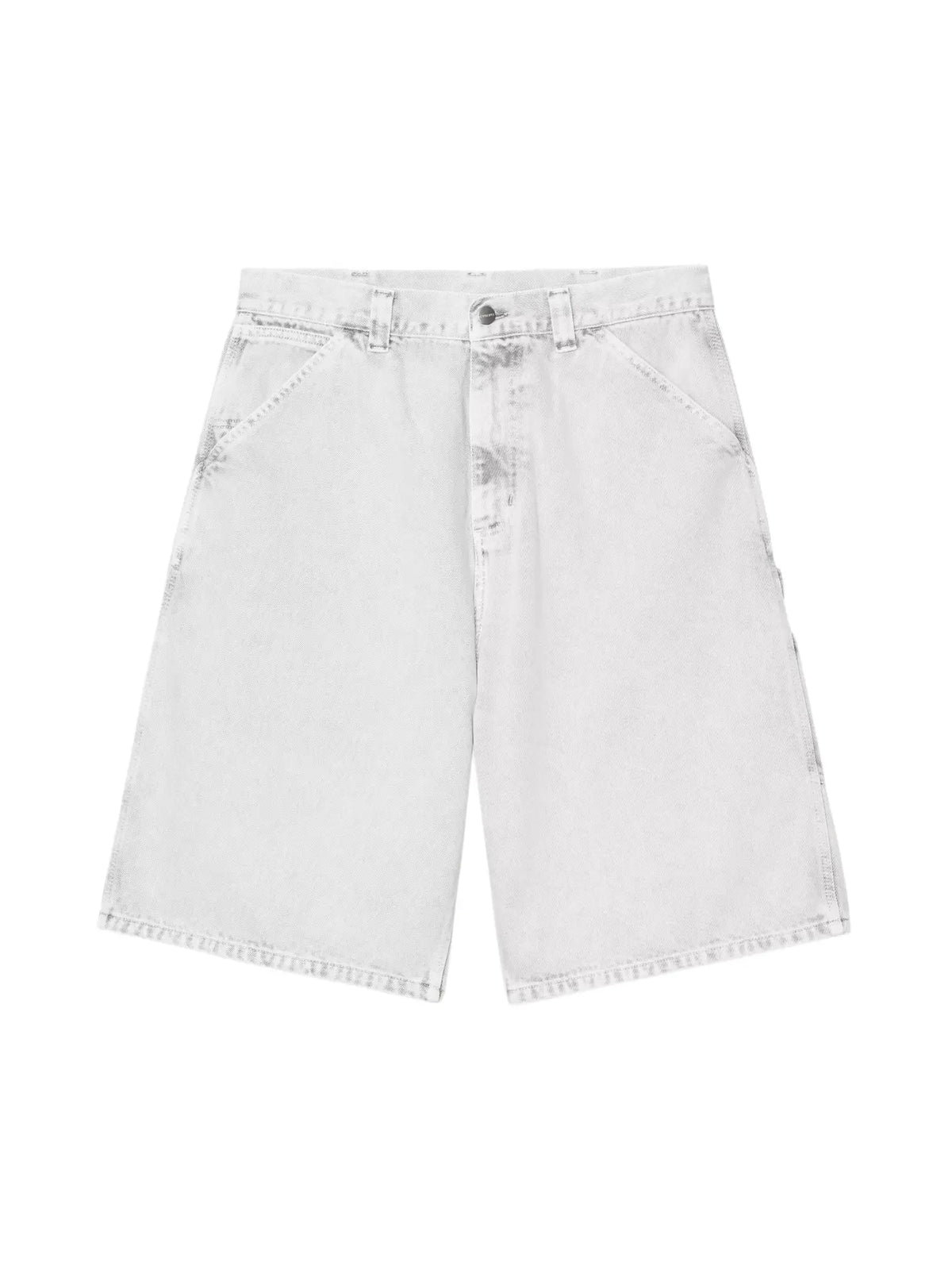 Carhartt Wip OG Single Knee Short pantaloni corti di jeans - Black chalk washed
