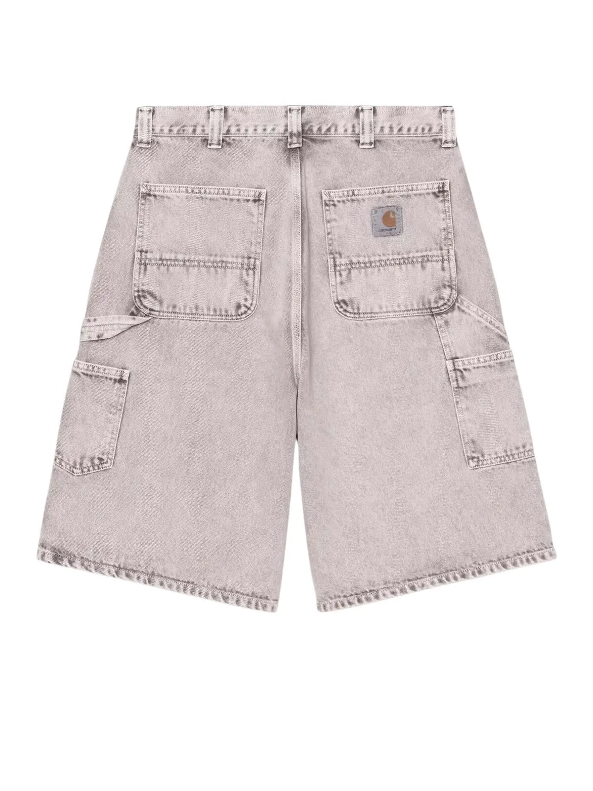 Carhartt Wip OG Single Knee Short pantaloni corti di jeans - Shale chalk washed