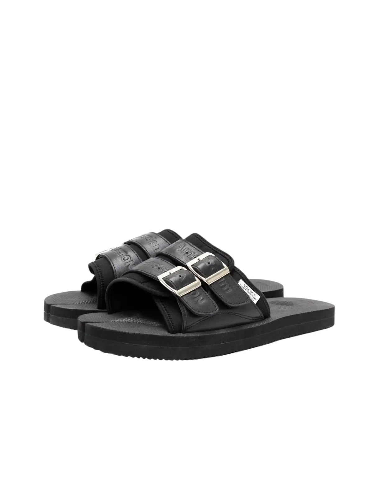 New Amsterdam surf Association x Suicoke slider sandali da uomo - black
