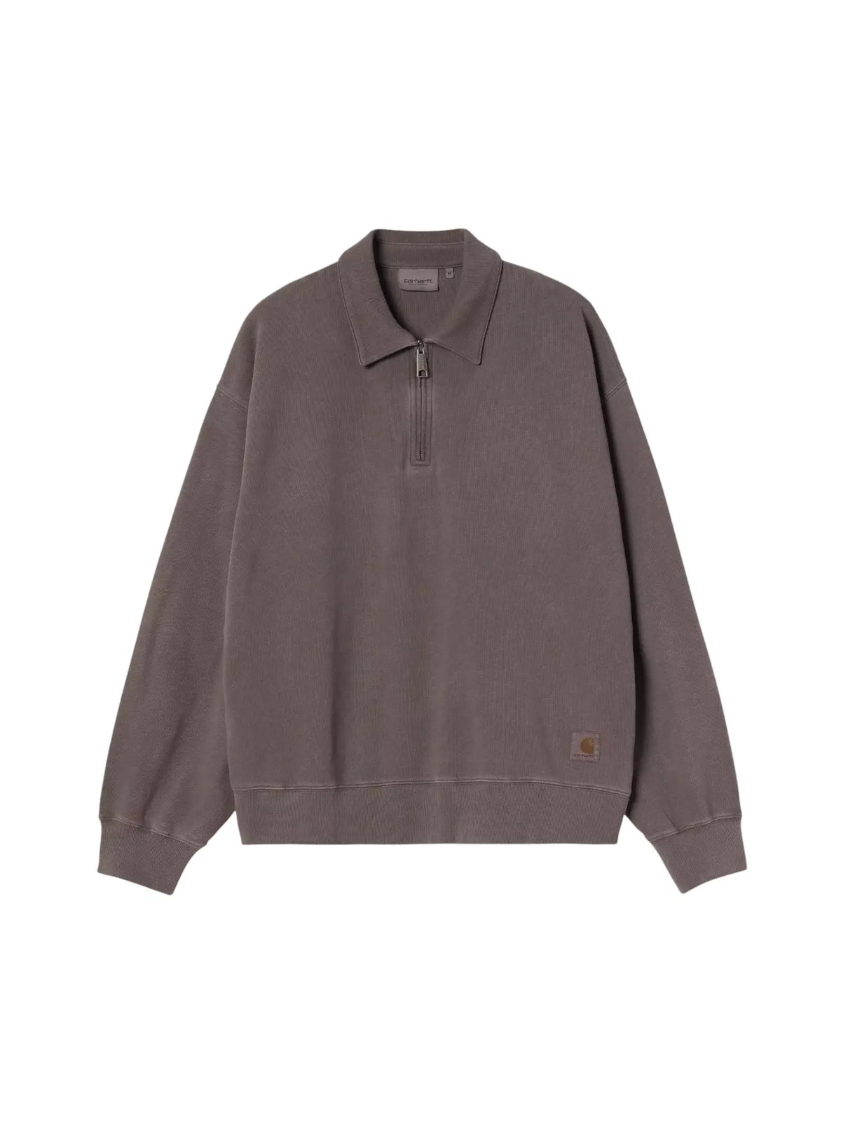 Carhartt Wip Harper polo felpa con colletto da uomo - Tobacco garment dyed