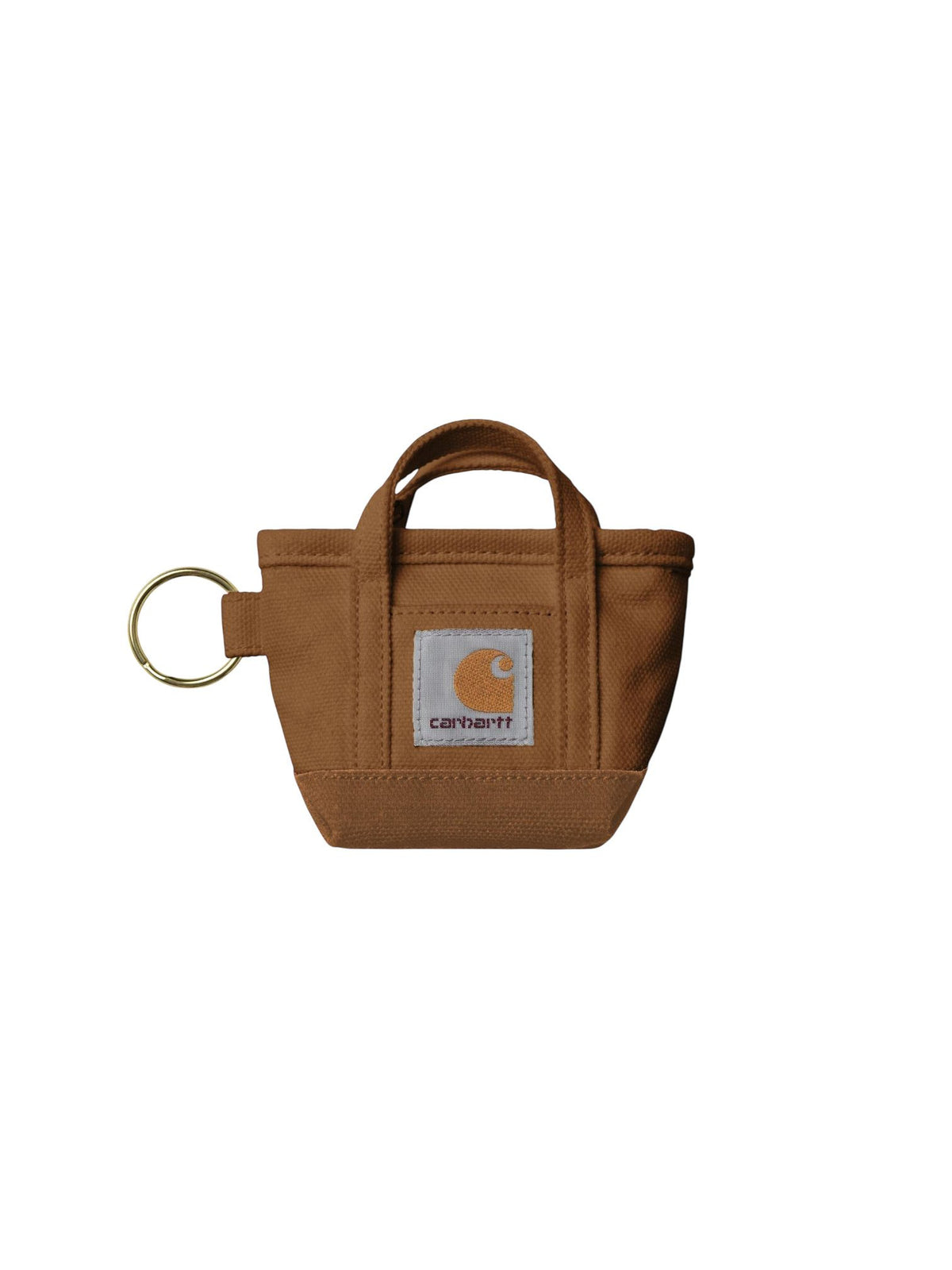Carhartt Wip Mini Tote bag Keychain portachiavi a forma di borsetta - Hamilton brown