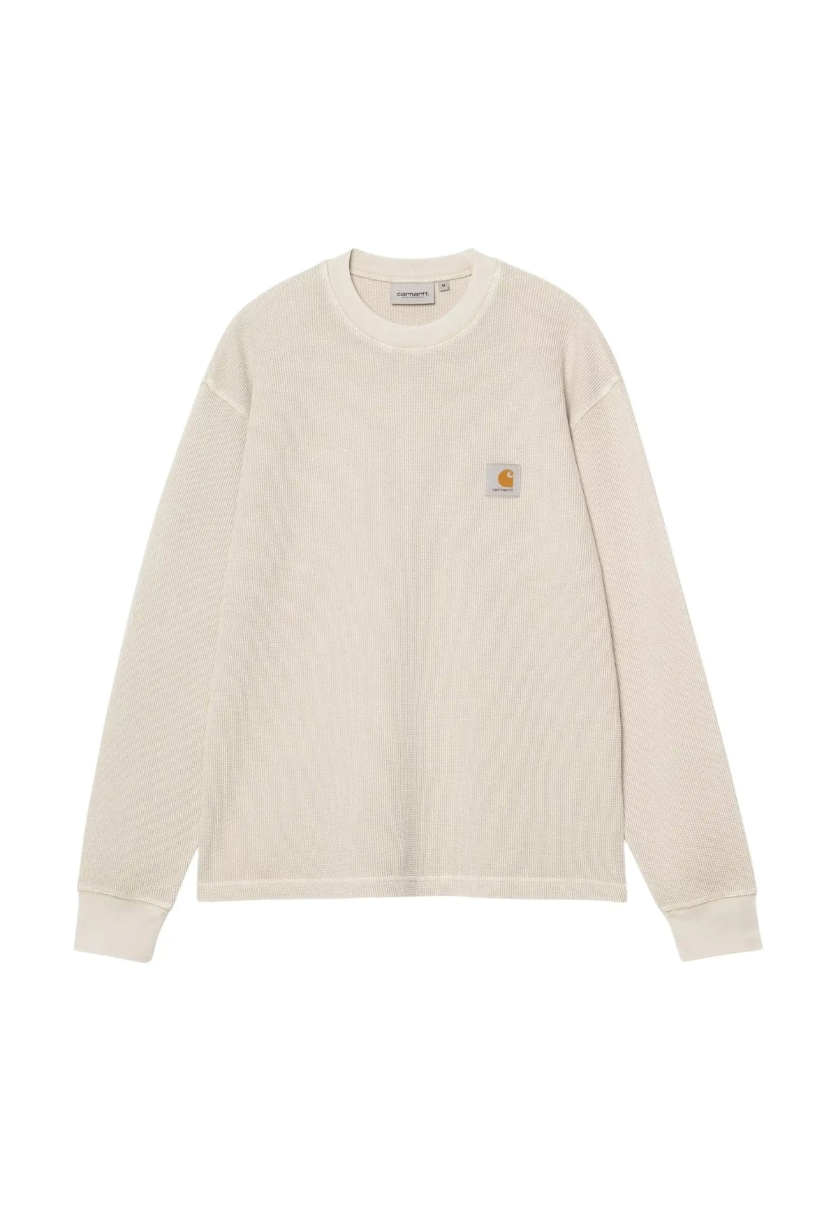 Carhartt Wip L/S Vista Waffle T-Shirt maniche lunghe - Fleur De Sel garment dyed