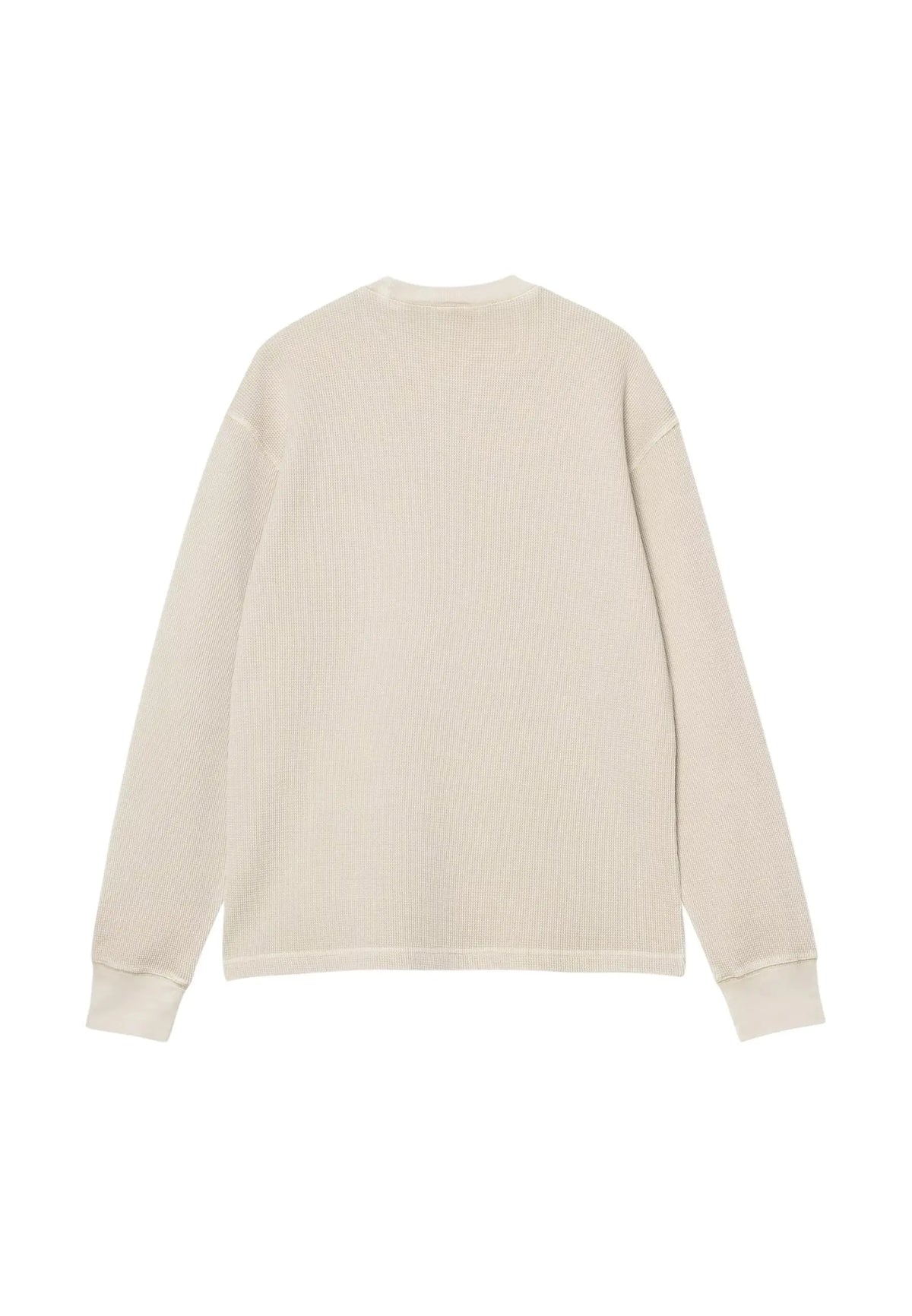 Carhartt Wip L/S Vista Waffle T-Shirt maniche lunghe - Fleur De Sel garment dyed