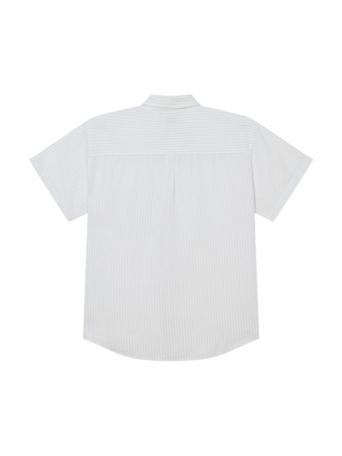 Obey Barry woven Camicia a maniche corte in misto cotone e lino - brushed nichel multi