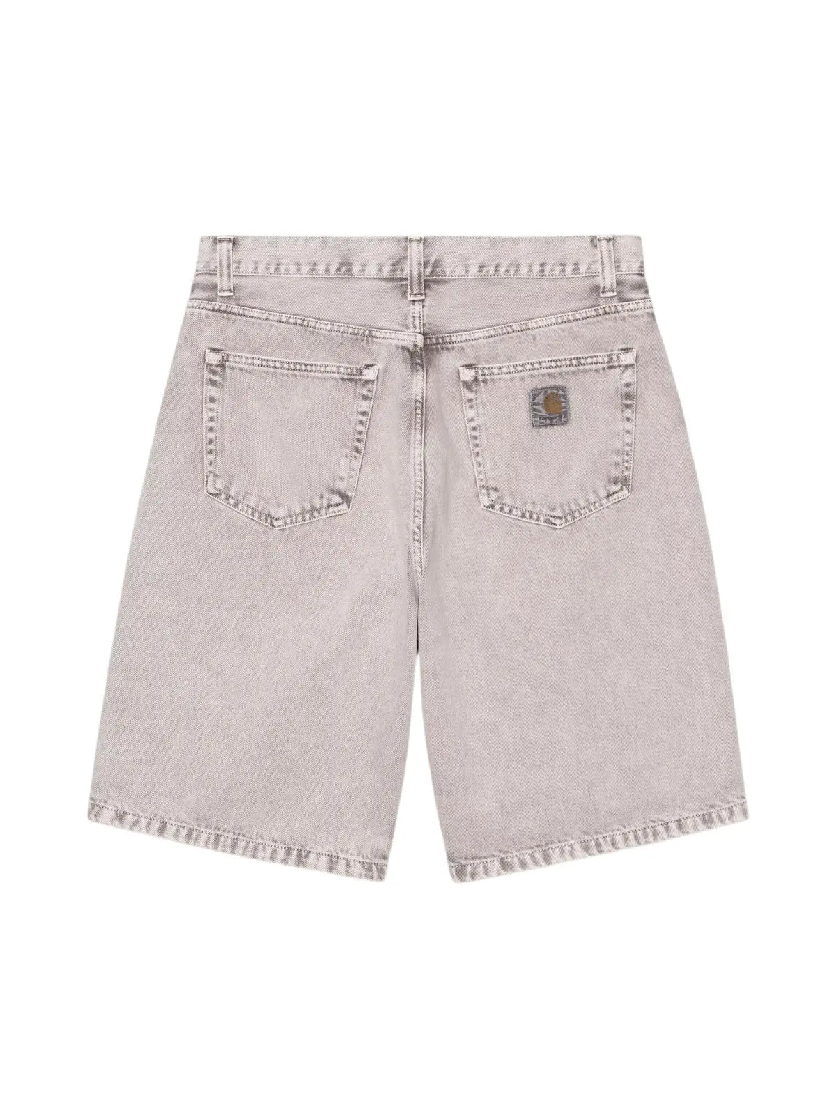 Carhartt Wip Landon Short pantaloni corti di jeans baggy - Shale chalk washed