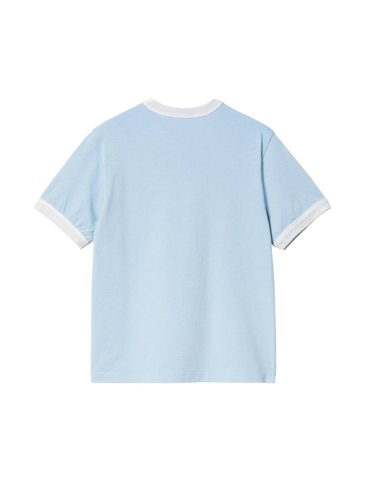Carhartt Wip Ip ringer T-Shirt con colletto e maniche a contrasto - Icaria/White