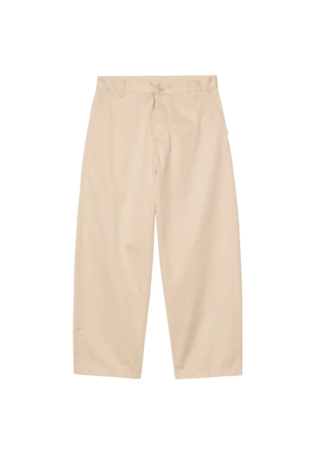Carhartt Wip Brady Pants Pantaloni gamba larga in twill di cotone - Wall stone washed