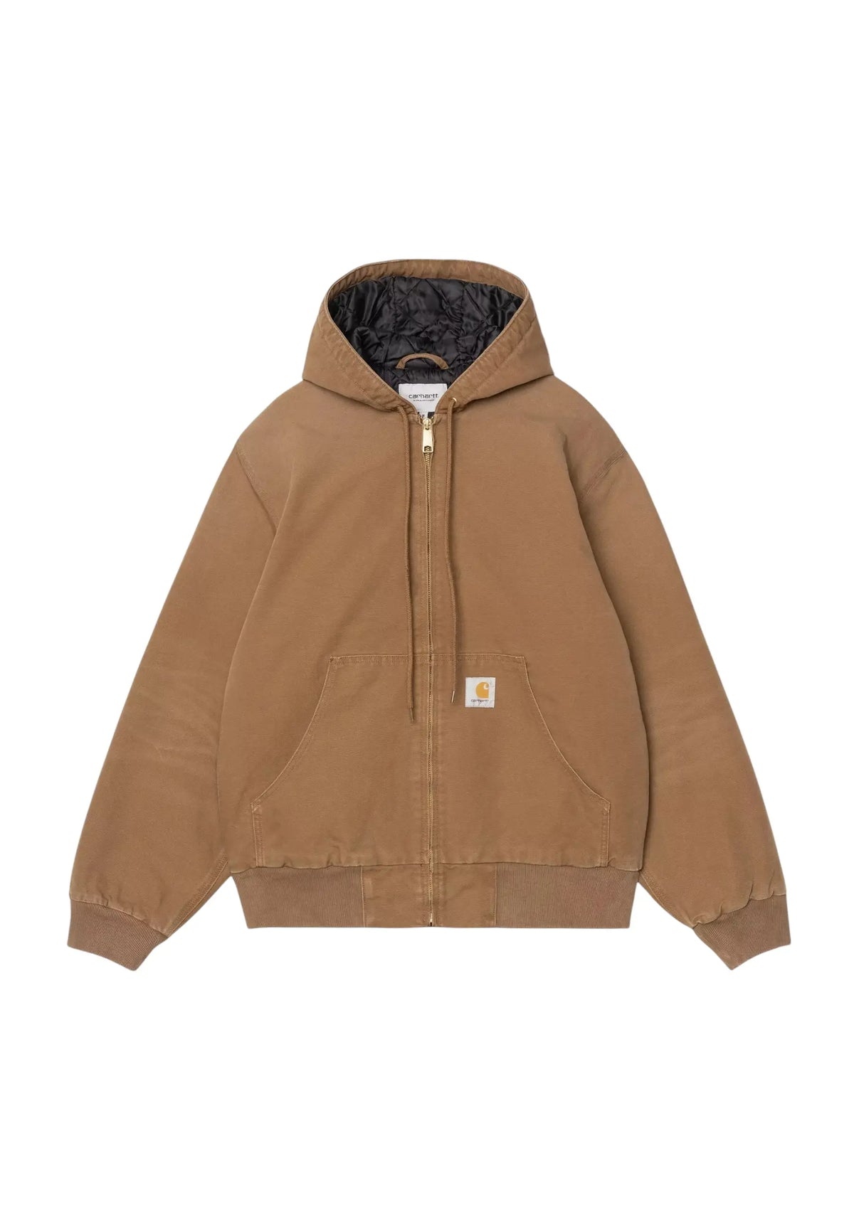 Carhartt Wip OG Active Jacket giacca invernale foderata con cappuccio - WIP H Brown stone canvas