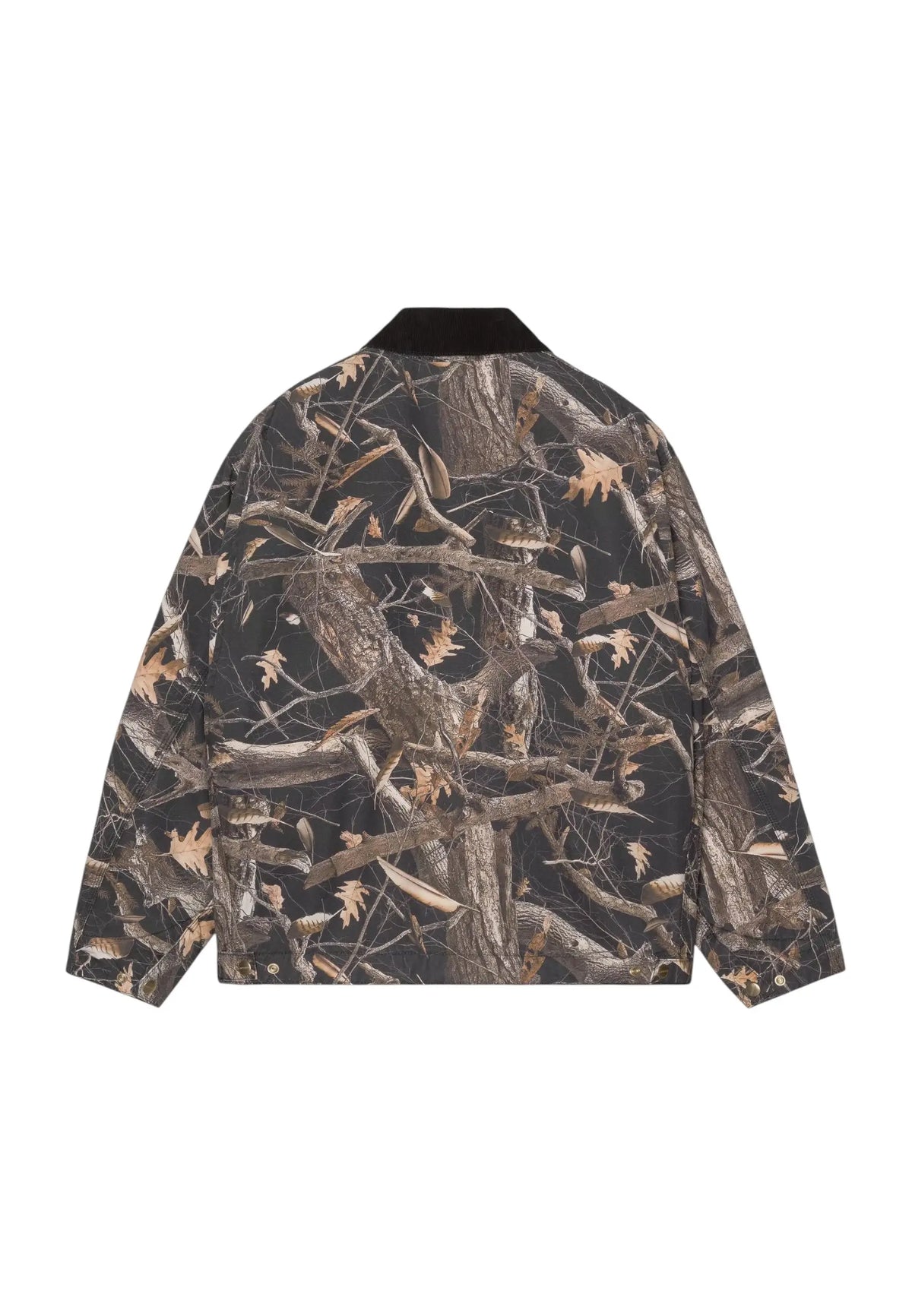 Carhartt Wip OG Detroit Jacket giacca invernale foderata - Camo Feather Tree, Black / heavy stone washed