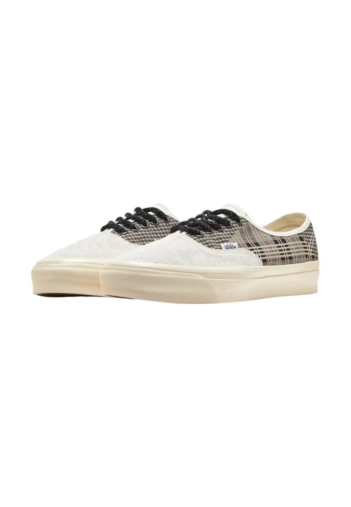 Vans Premium lx Authentic 44 Herringbone sneakers in suede e tela - White multi